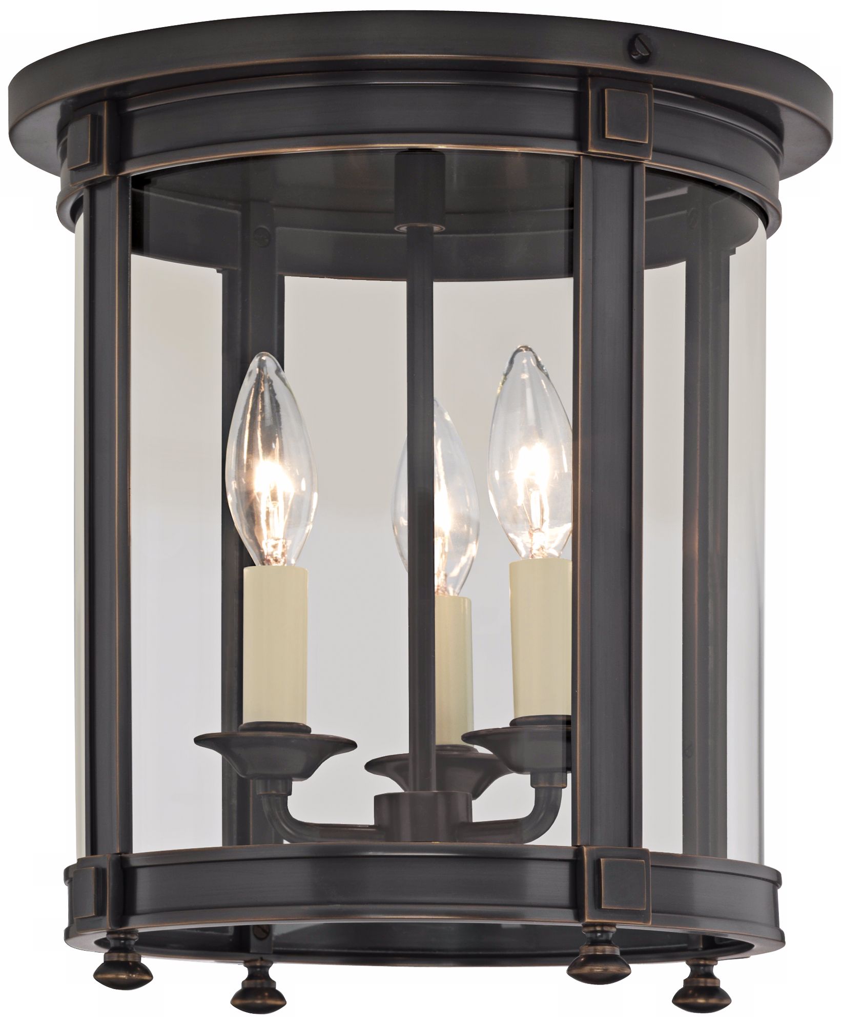 Robert Abbey Blake 12 1/2" High Bronze Ceiling Light