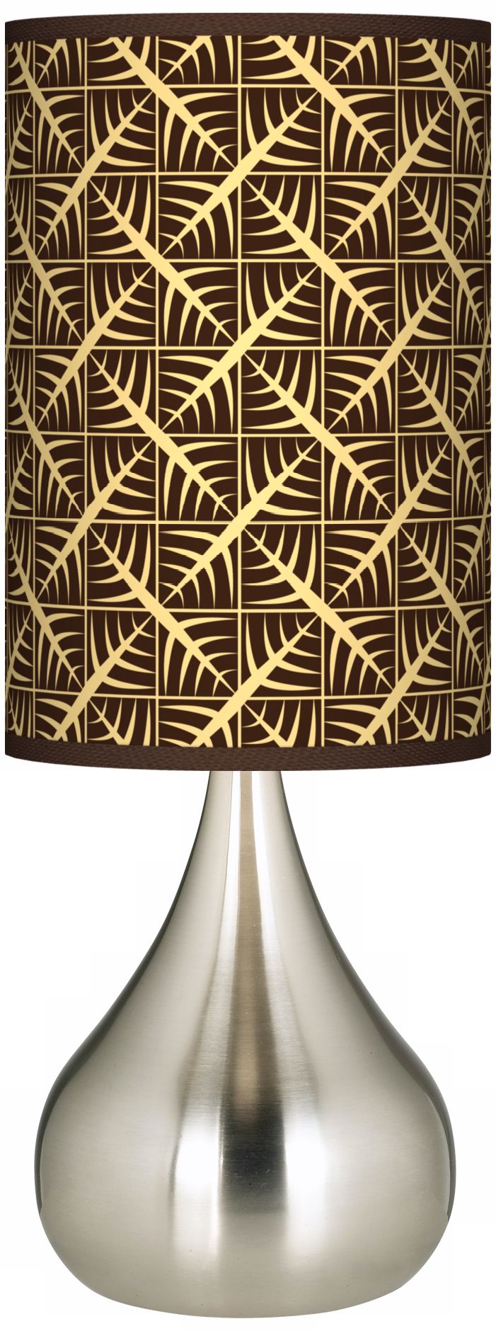 Tan Wailia Giclee Big Kiss Table Lamp