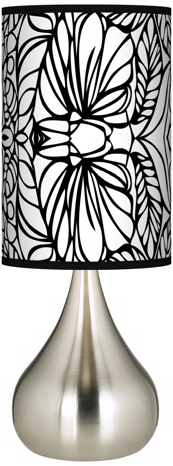 Jungle Moon Giclee Big Kiss Table Lamp