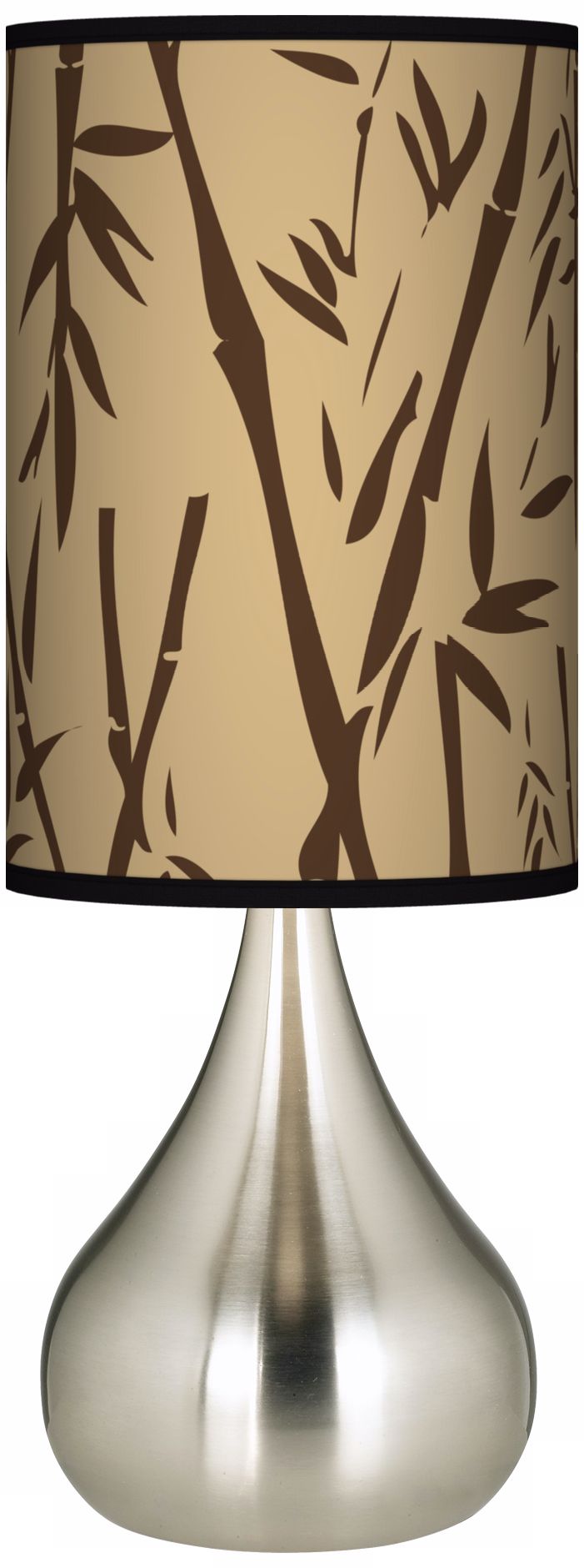 Earth Bamboo Giclee Big Kiss Table Lamp