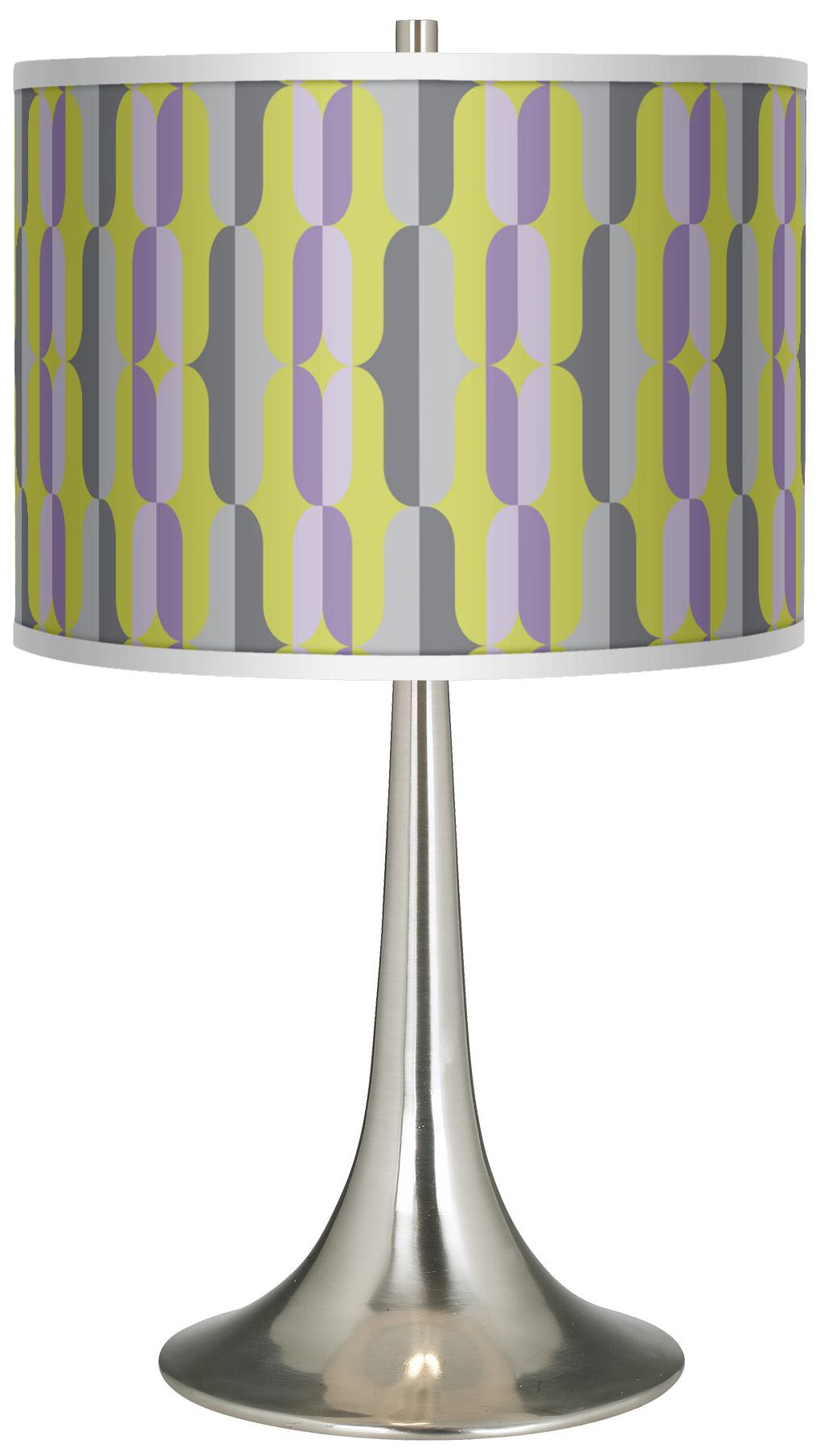 Side By Side Giclee Trumpet Table Lamp