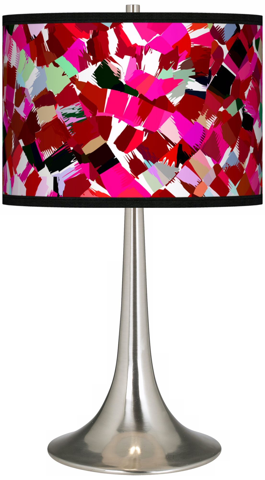 Palette Dots Giclee Trumpet Table Lamp