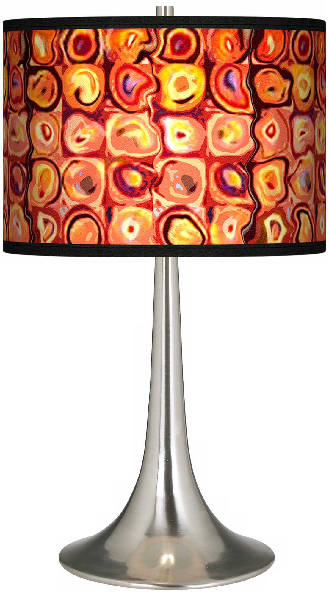 Vibrating Colors Giclee Trumpet Table Lamp