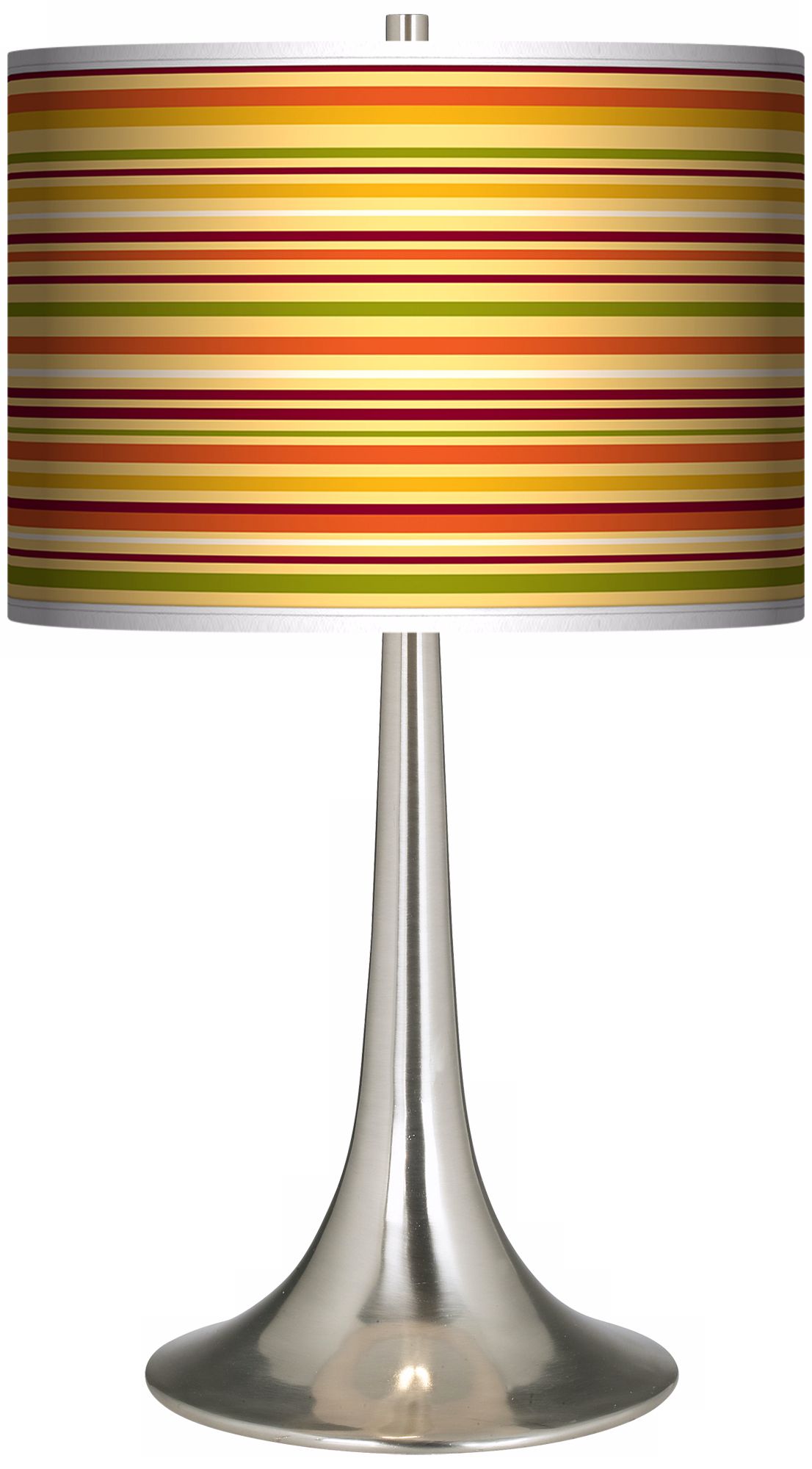 Stacy Garcia Harvest Stripe Giclee Trumpet Table Lamp