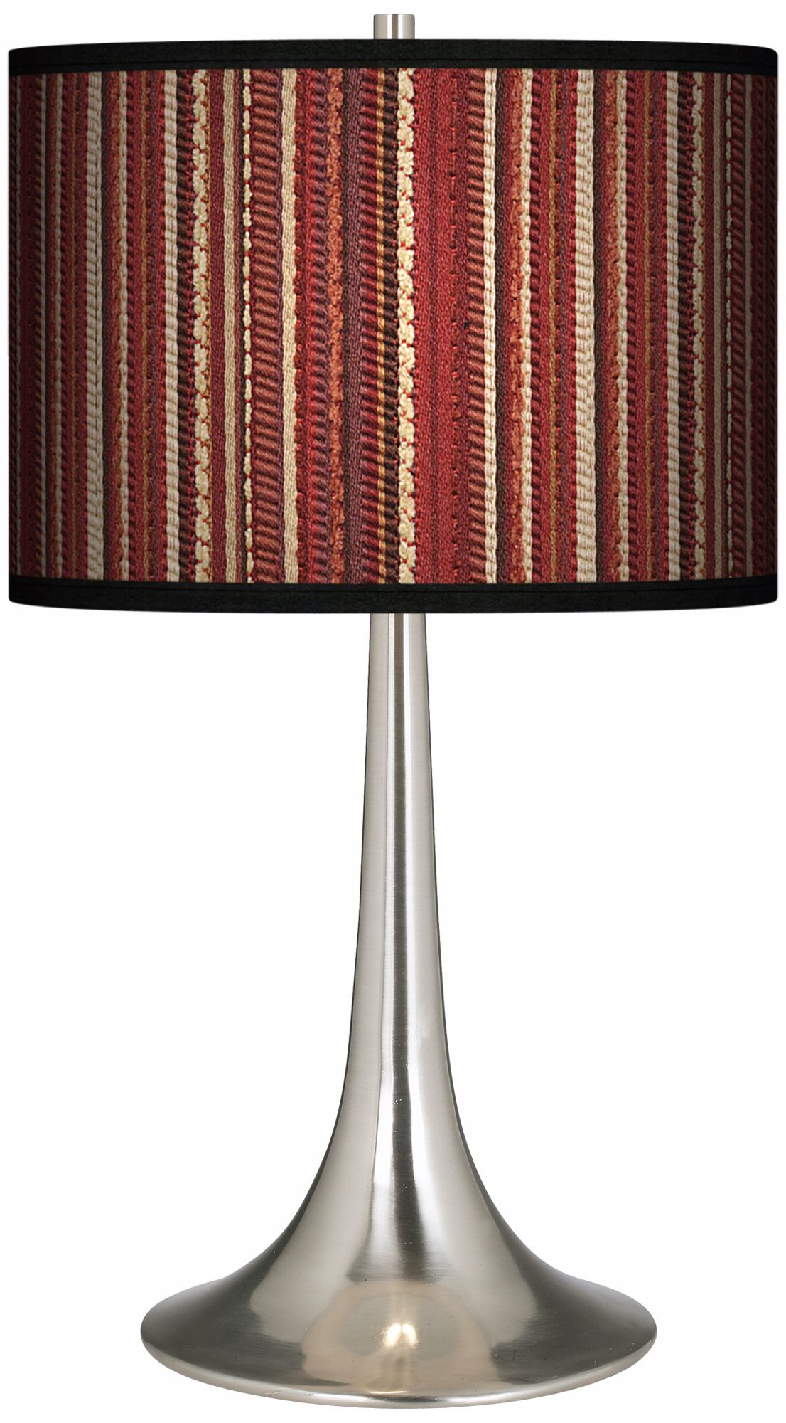 Woven Giclee Trumpet Table Lamp