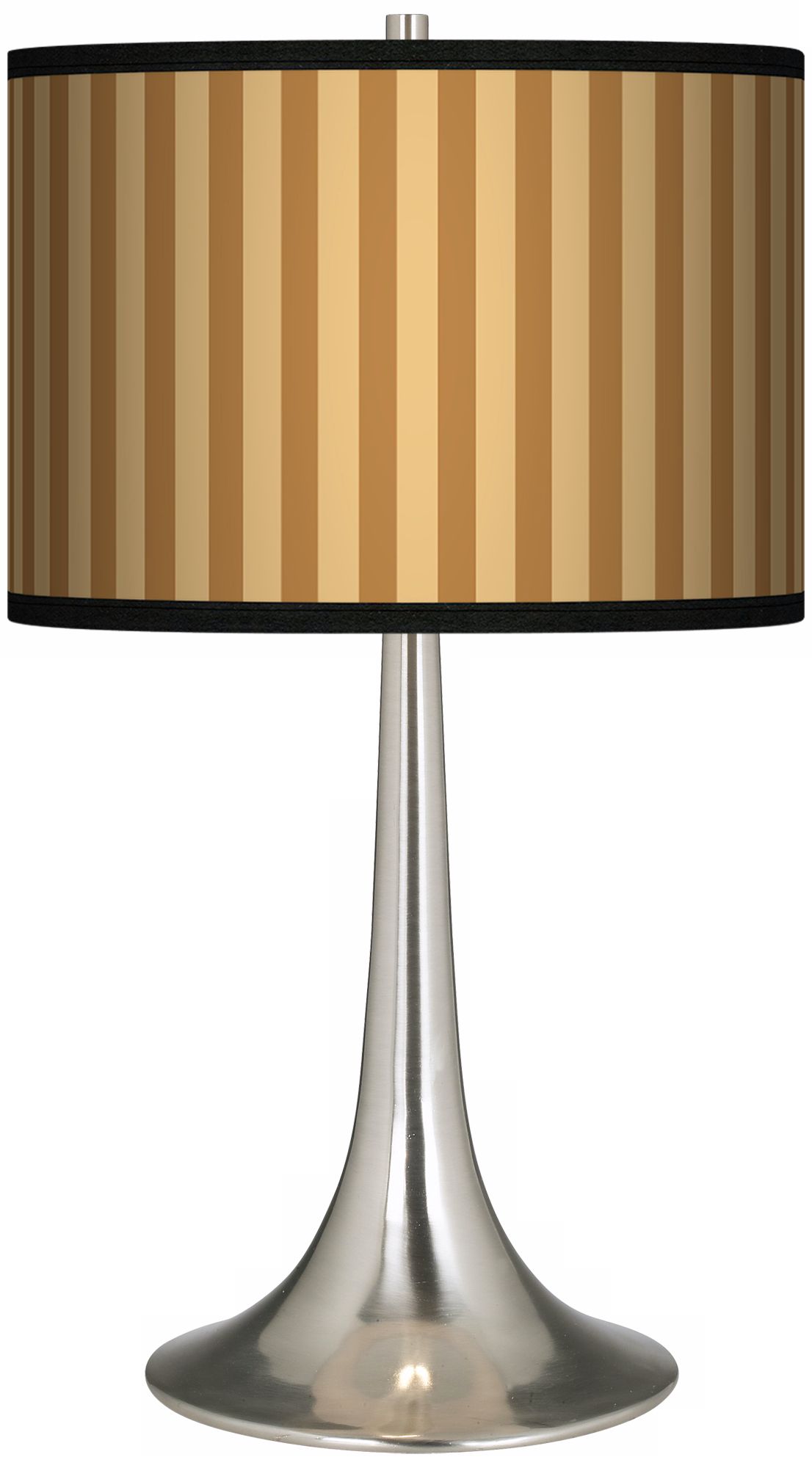 Butterscotch Vertical Giclee Trumpet Table Lamp