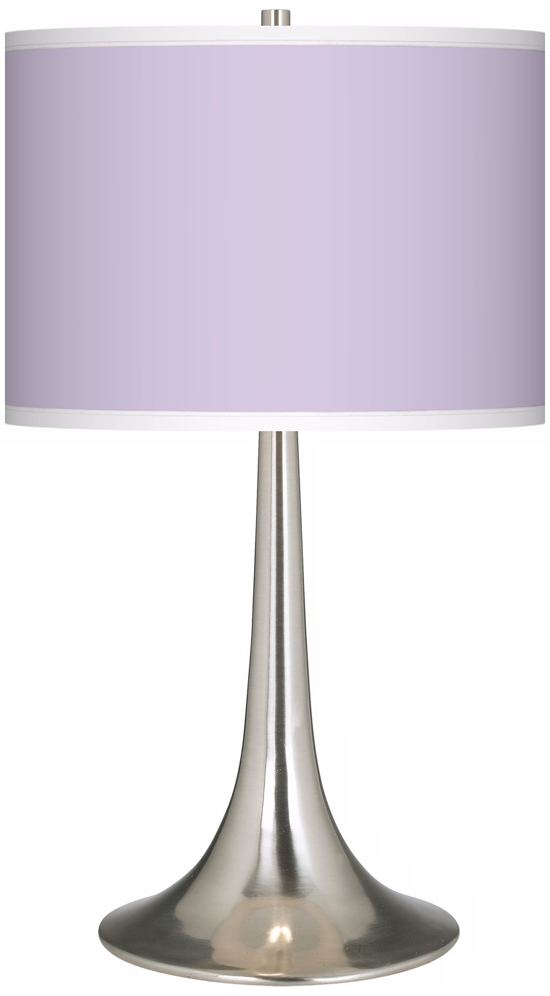 Spring Lilac Giclee Trumpet Table Lamp