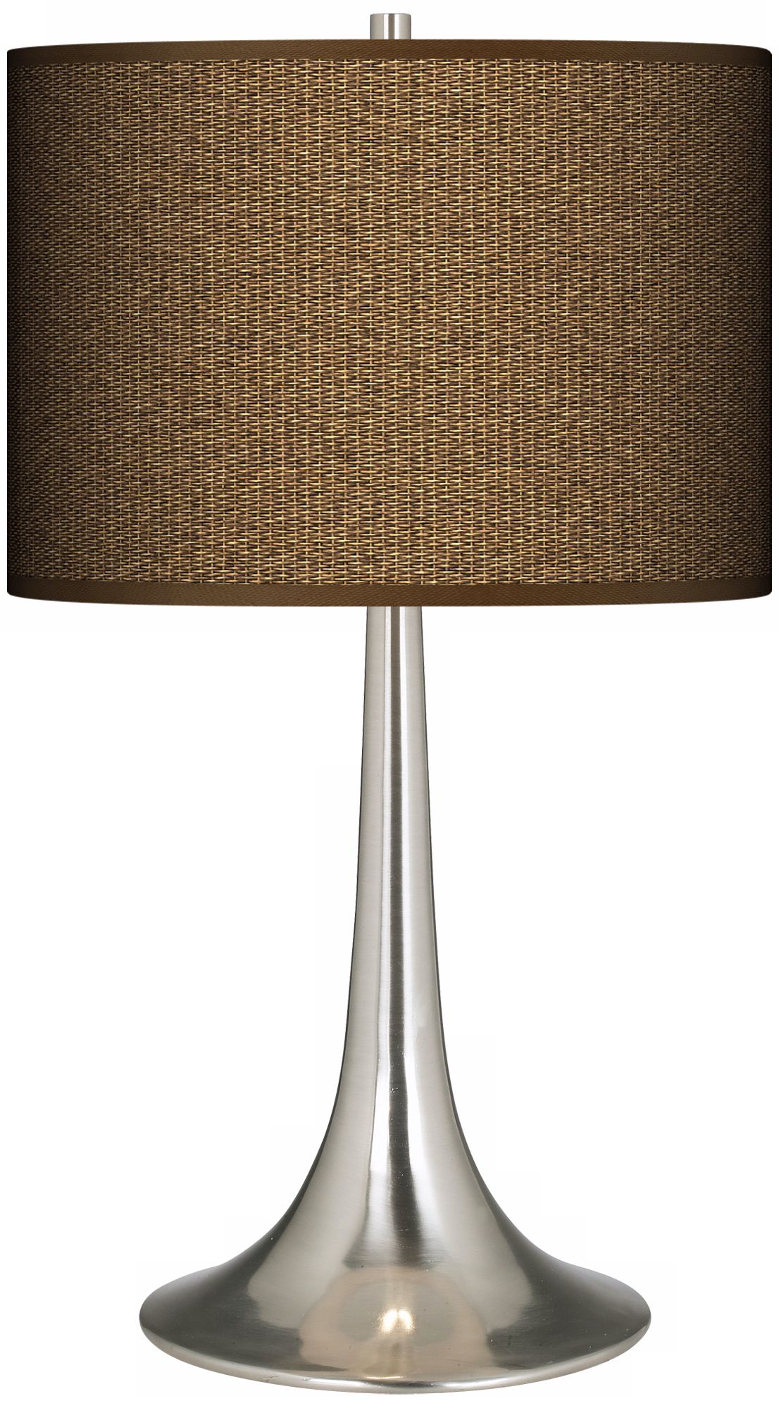 Khaki Giclee Trumpet Table Lamp