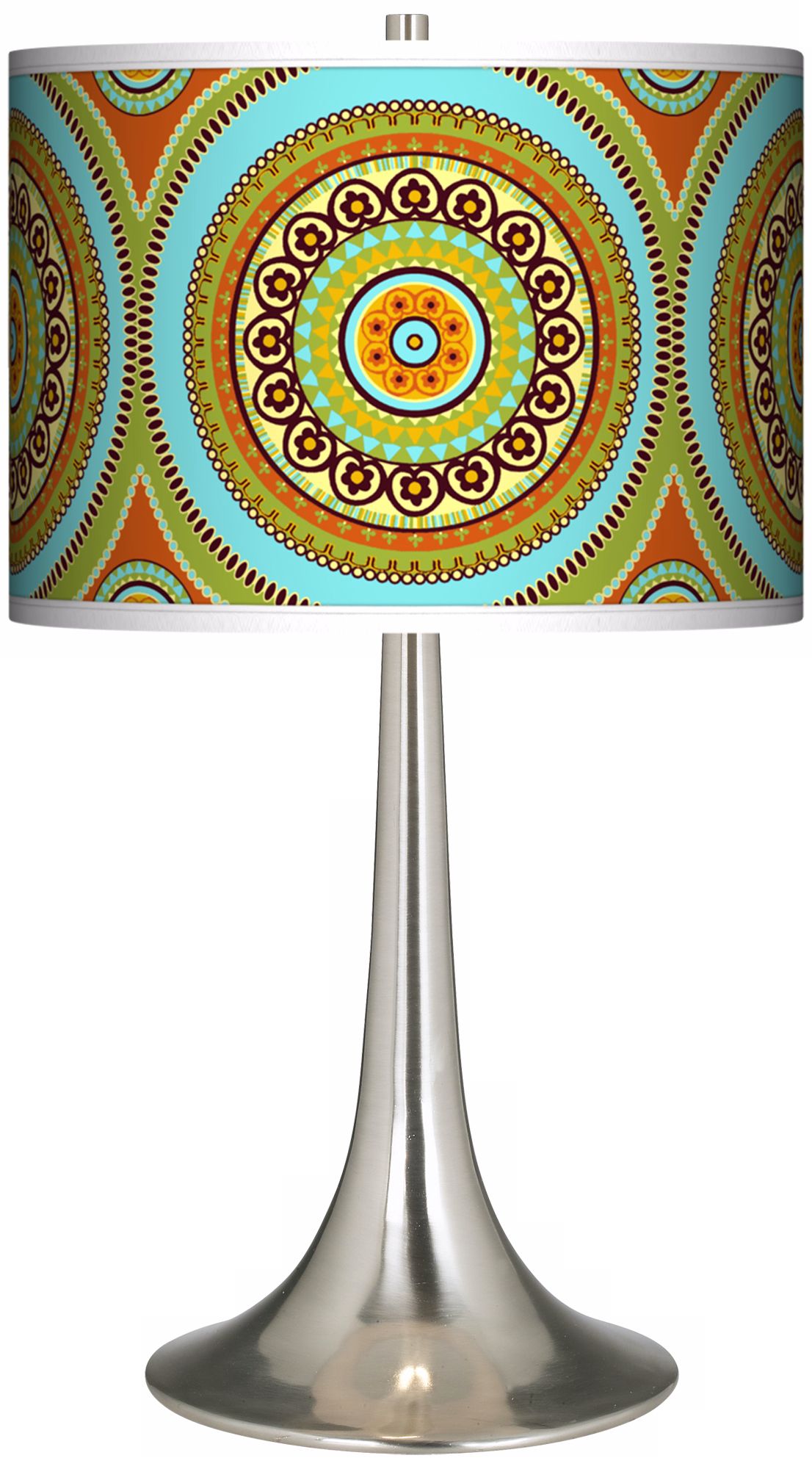 Stacy Garcia Arno Mosaic Daybreak Giclee Trumpet Table Lamp