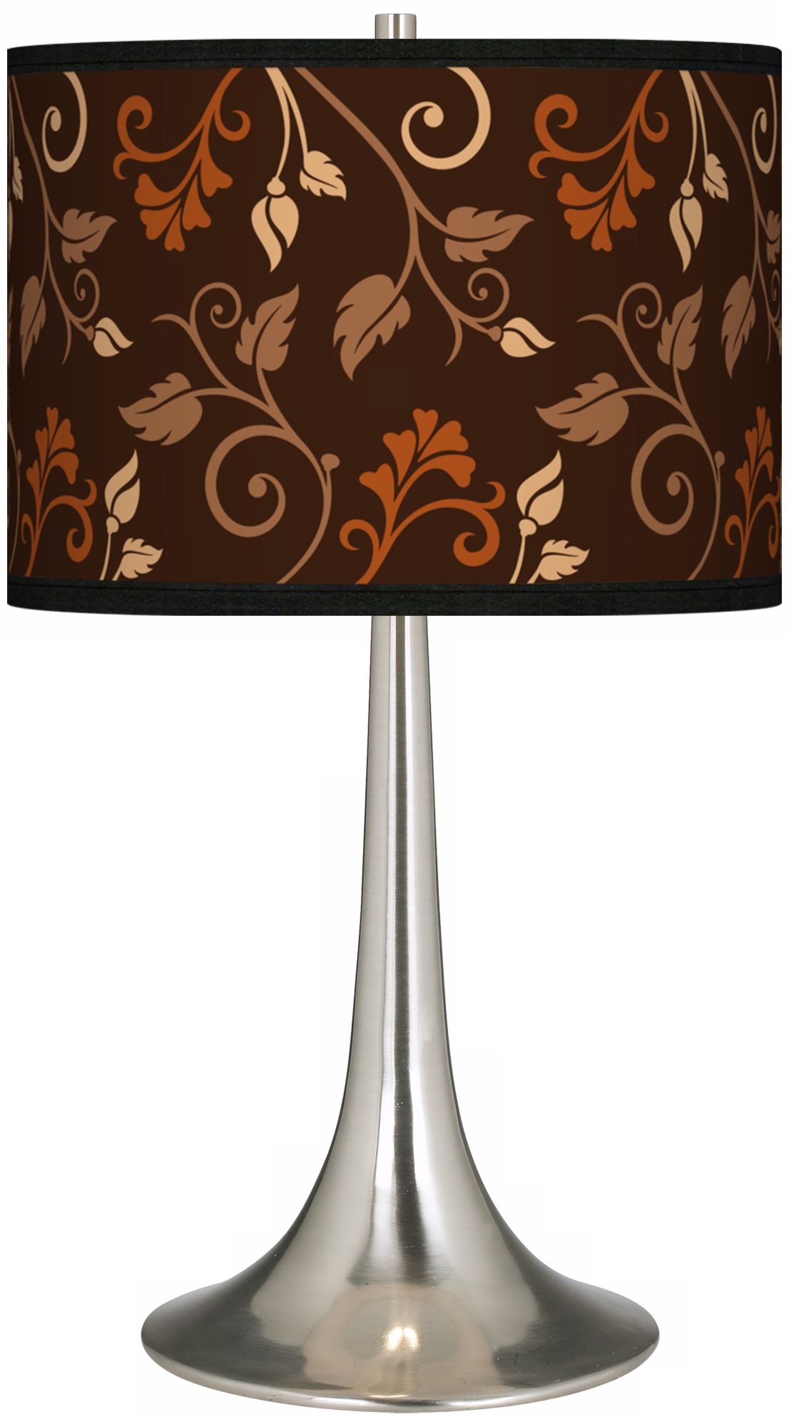 Foliage Giclee Trumpet Table Lamp