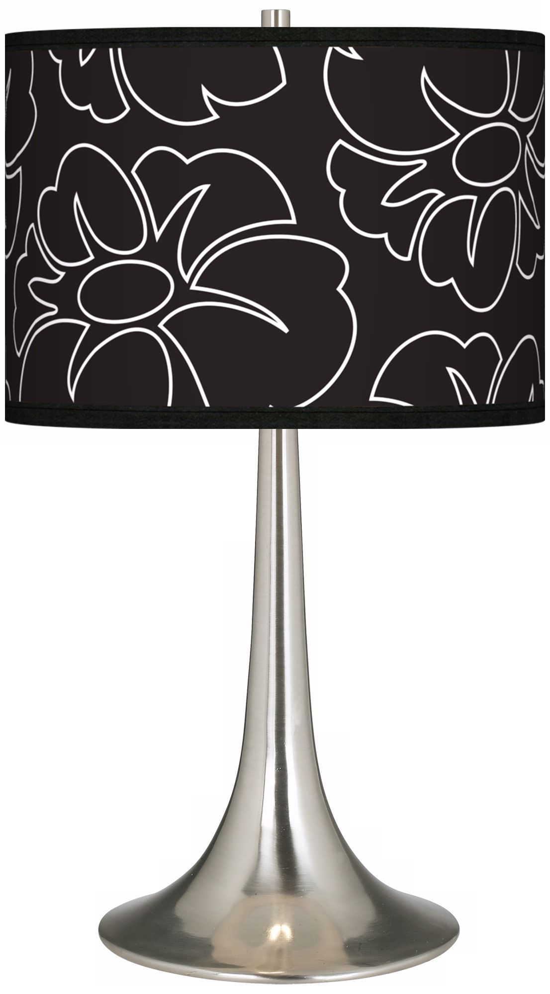 Summer Silhouette Giclee Trumpet Table Lamp