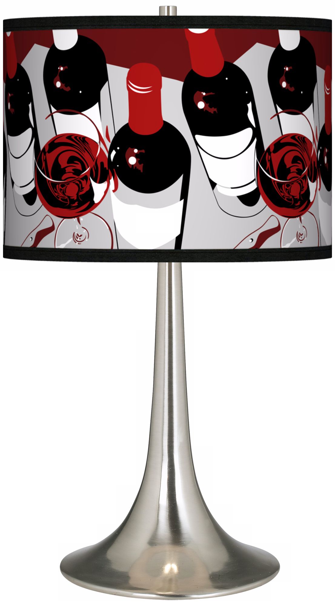 Vintage Giclee Trumpet Table Lamp