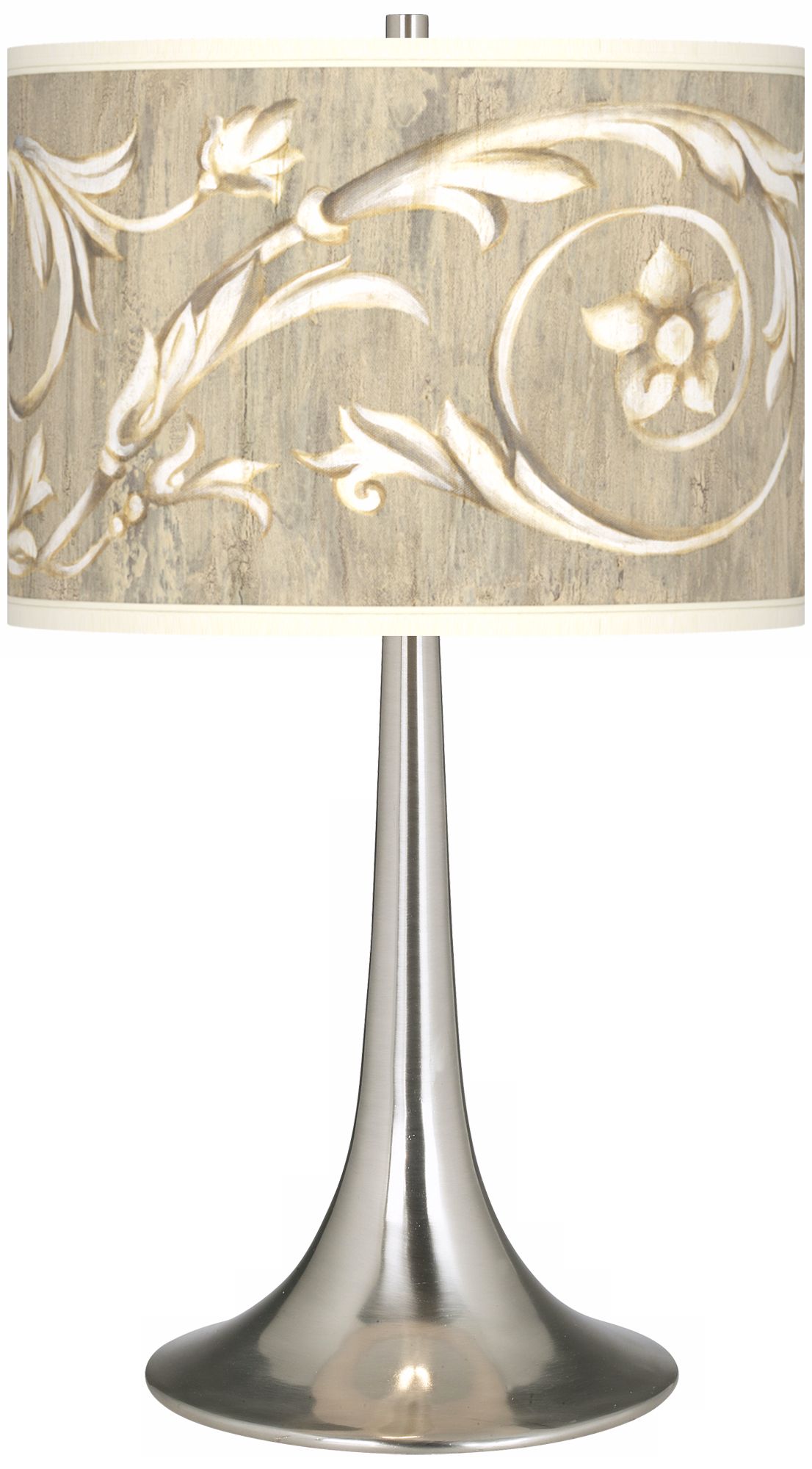 Laurel Court Giclee Trumpet Table Lamp