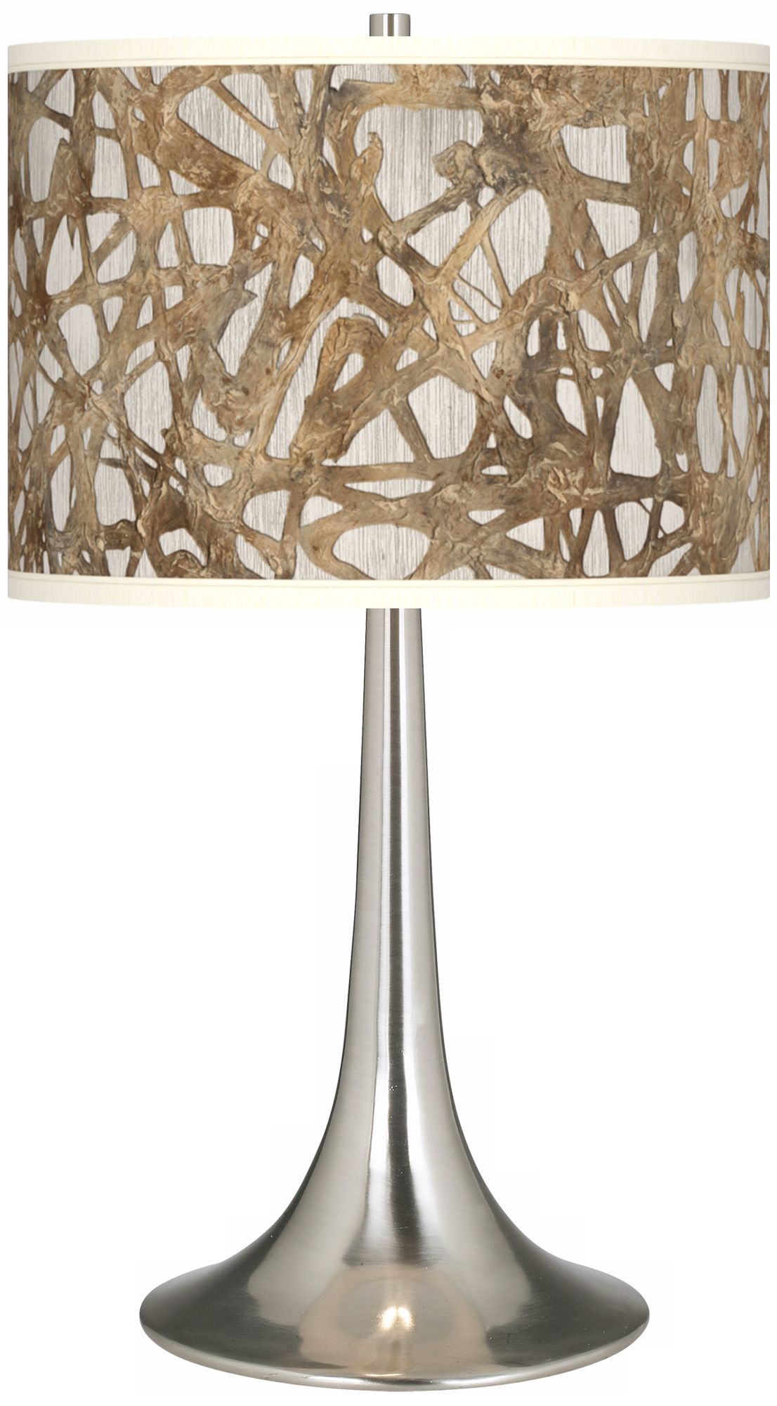 Organic Nest Giclee Trumpet Table Lamp