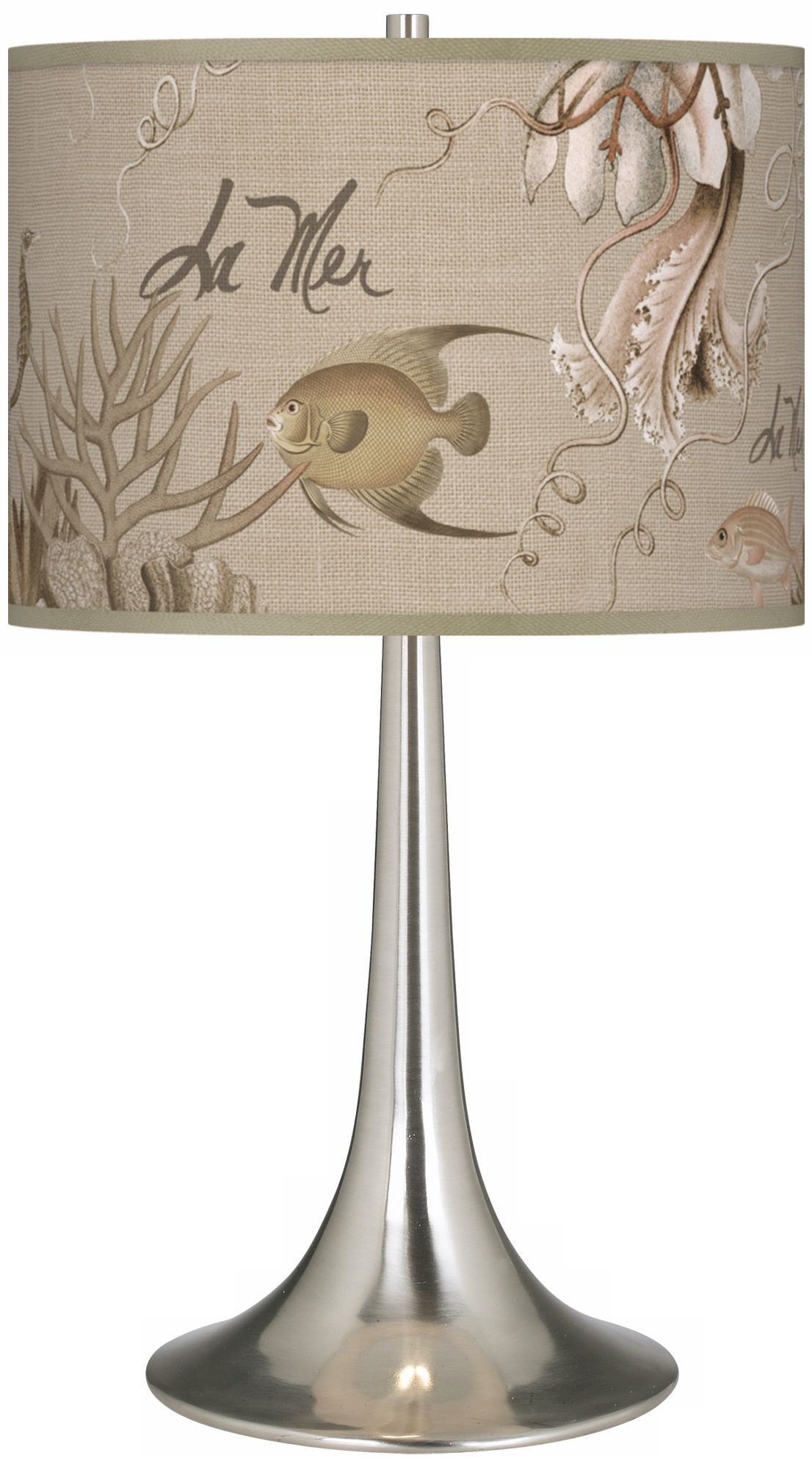 La Mer Jellyfish Trumpet Table Lamp