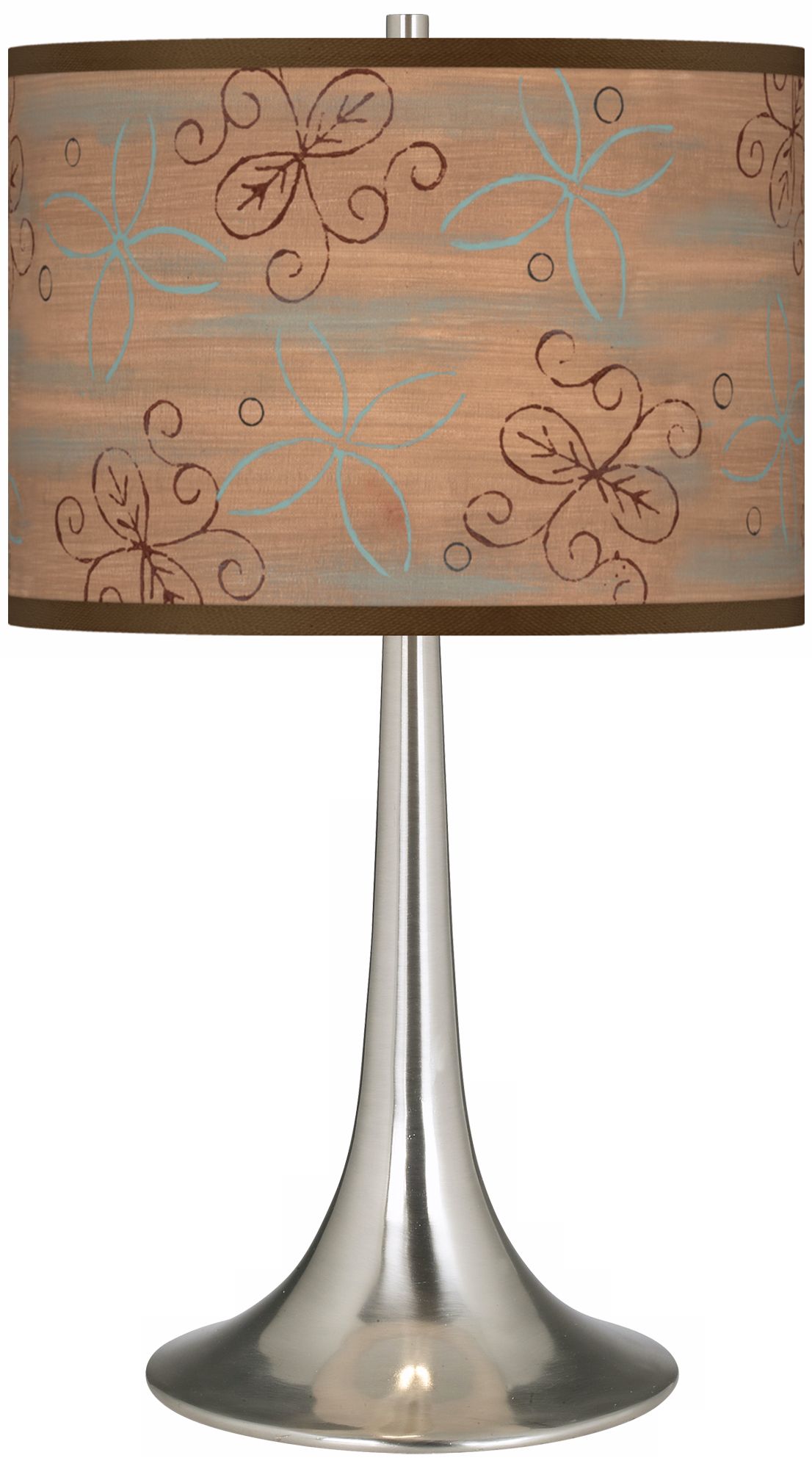 Cedar Lake Giclee Trumpet Table Lamp