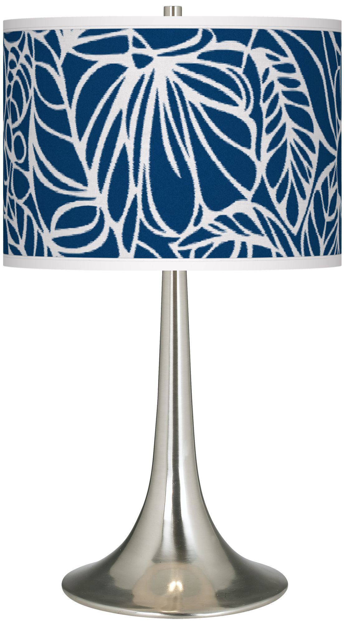 Jungle Rain Giclee Trumpet Table Lamp