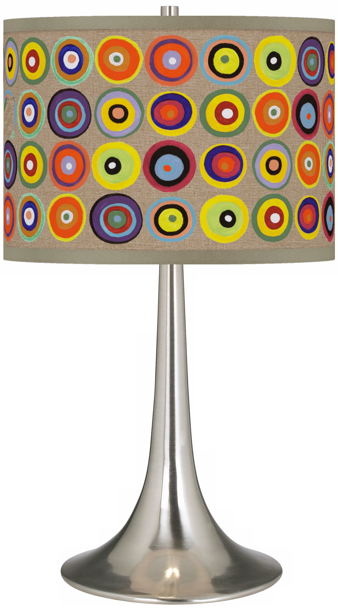 Marbles in the Park Giclee Trumpet Table Lamp
