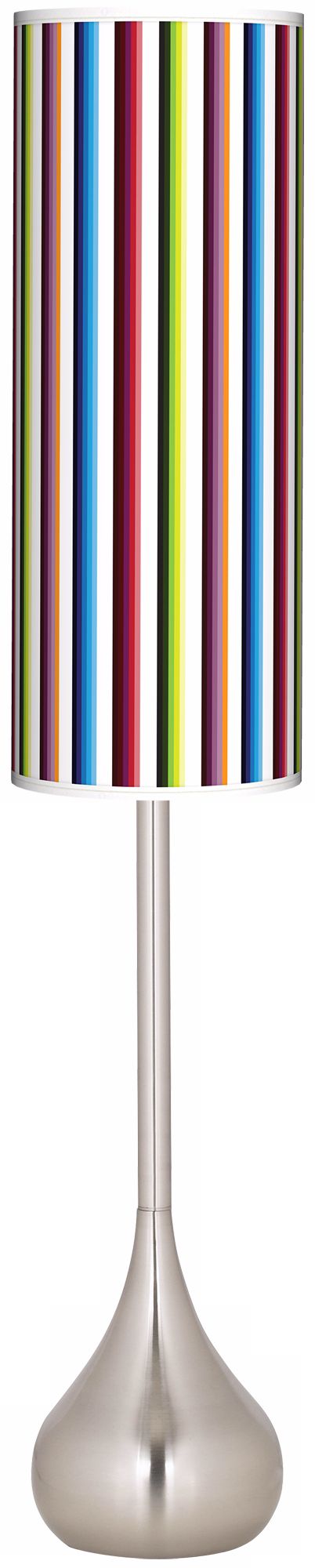 Technocolors Giclee Teardrop Torchiere Floor Lamp