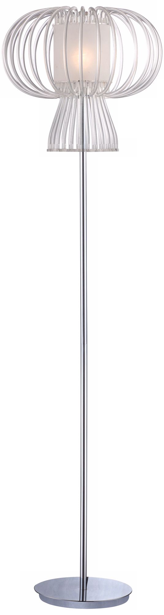 Possini Euro Design Acrylic Dome Floor Lamp