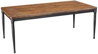Intrepid Marble Veneer And Metal 47 Wide Cocktail Table R1844
