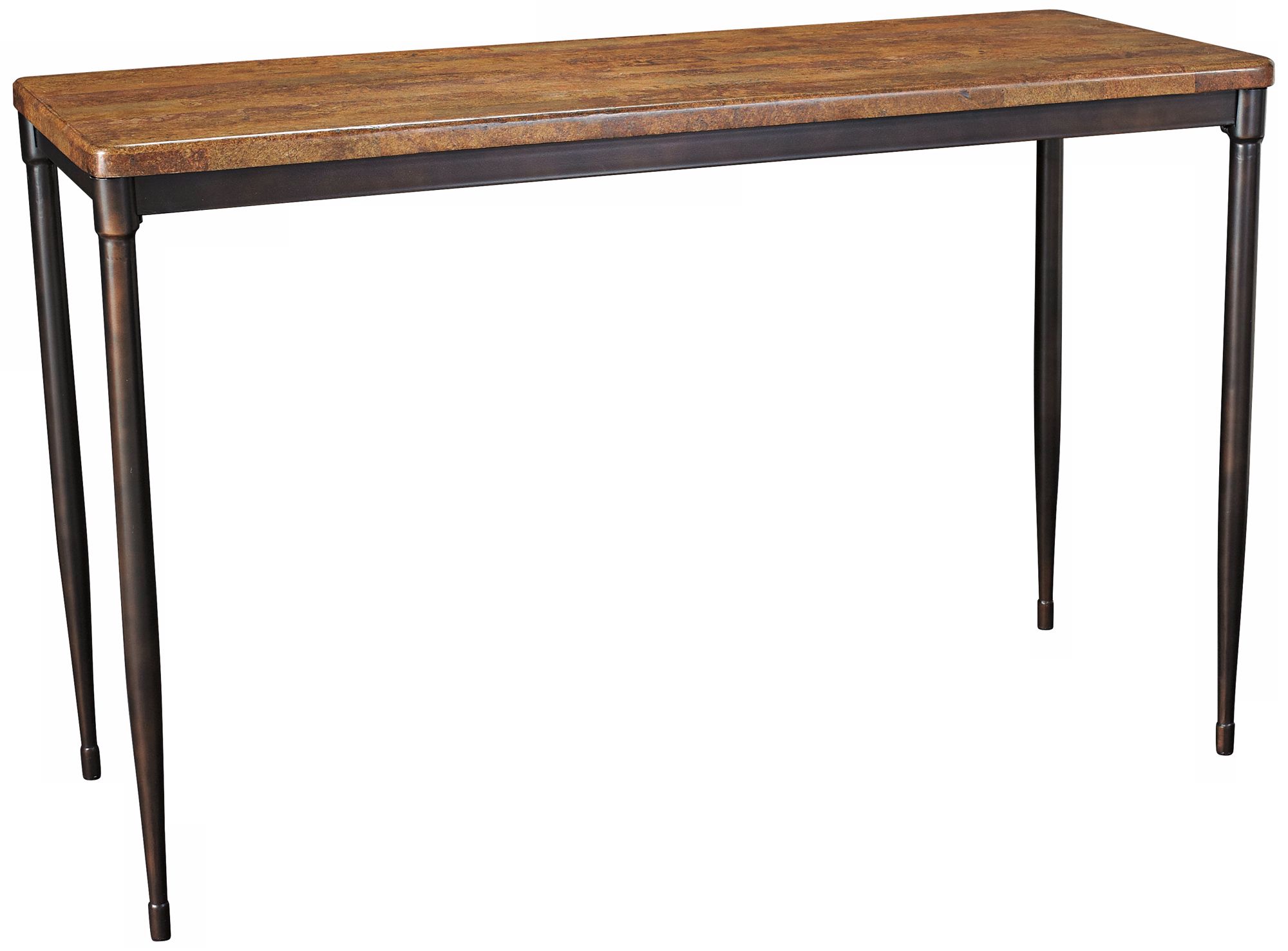 Intrepid Marble Veneer and Metal 47 Wide Sofa Table R1845