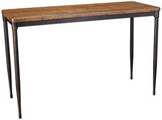 Intrepid Marble Veneer and Metal 47 Wide Sofa Table R1845