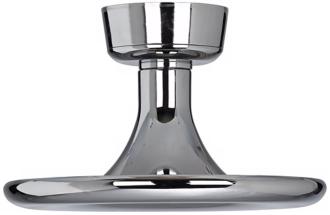 One Light Chrome Ceiling Fan Light Kit R1846