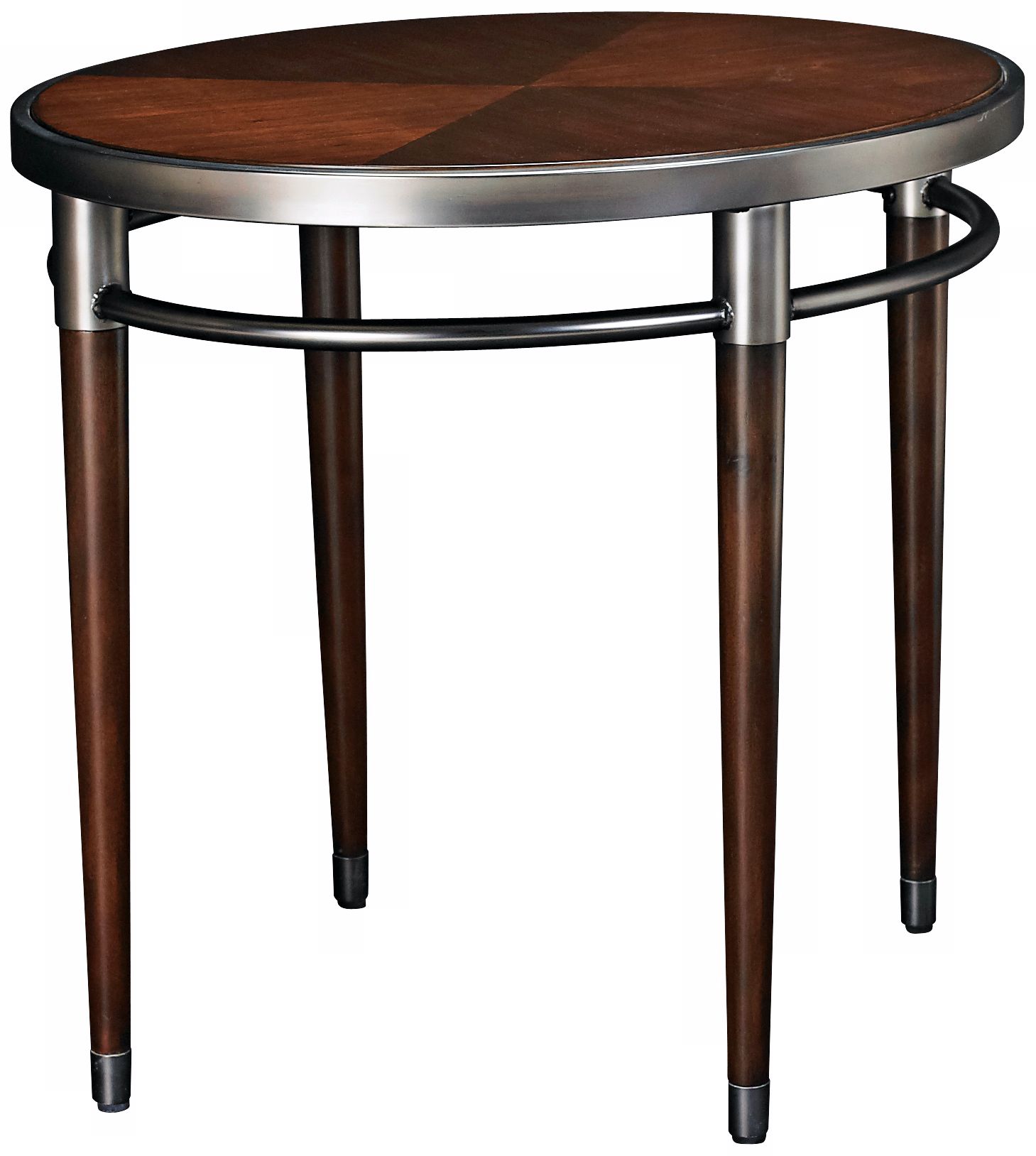 Observatory Mahogany Finish 22" Wide Oval End Table