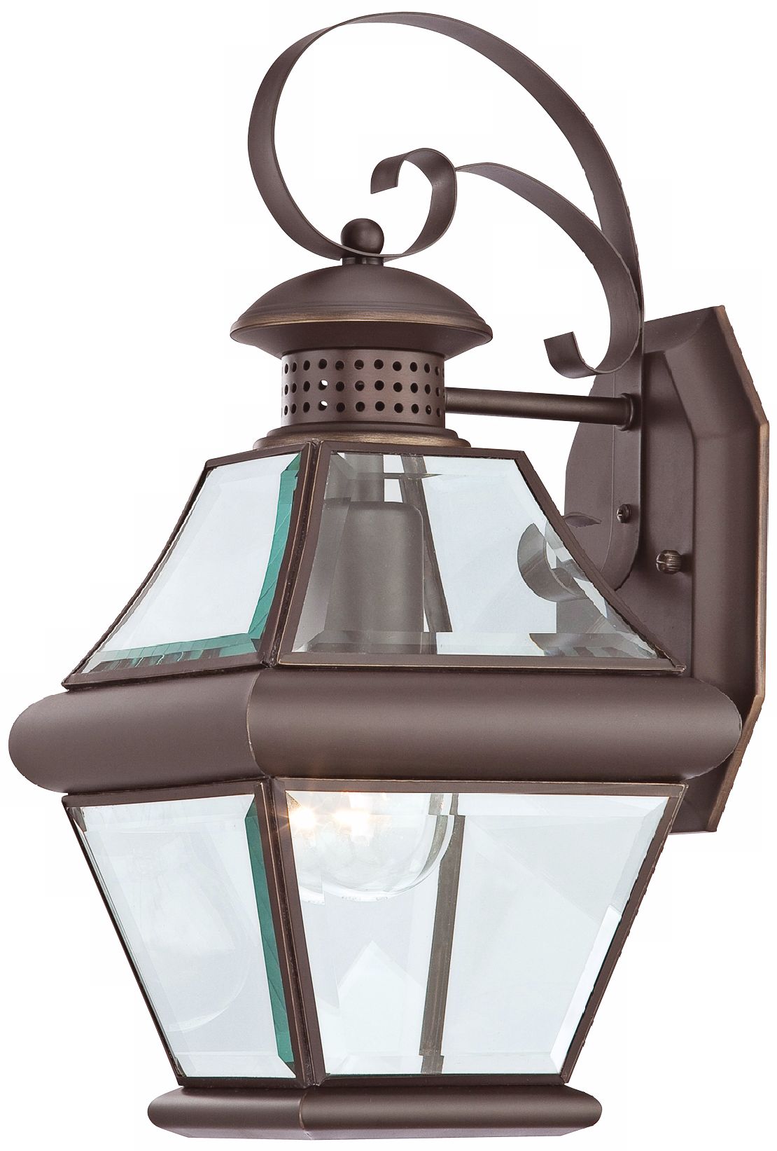 Quoizel Rutledge Bronze 15" High Outdoor Wall Light