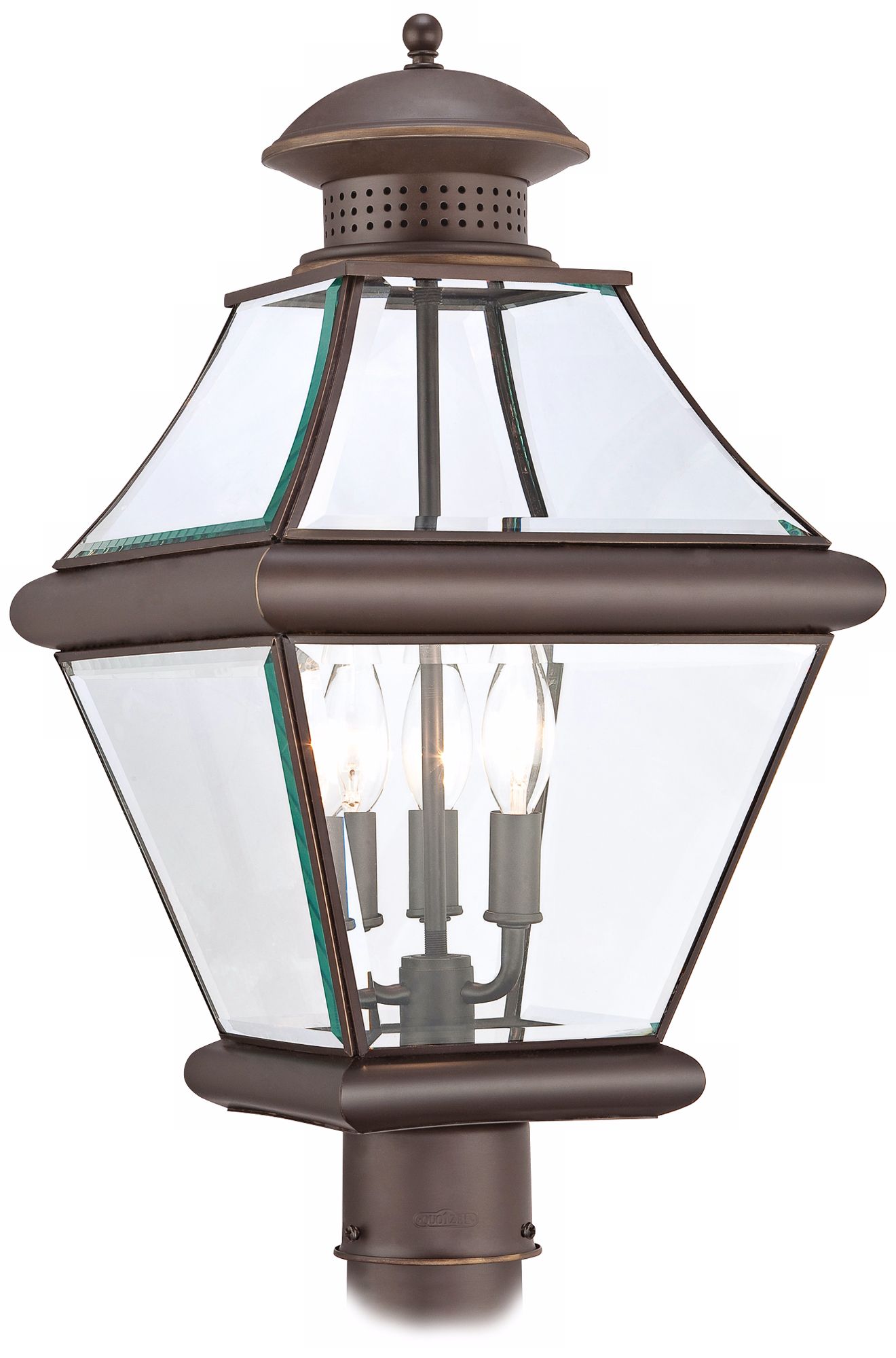 Quoizel Rutledge Bronze 20 1/2" High Outdoor Post Light