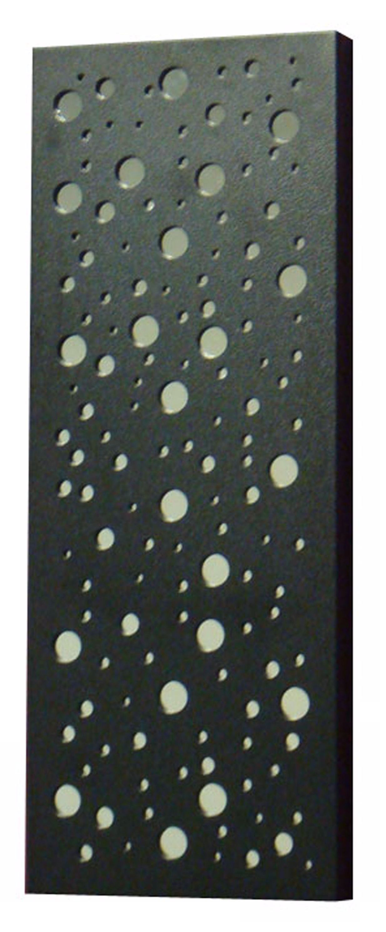 Rectangular Mirrored Circles 21" High Wall Mirror