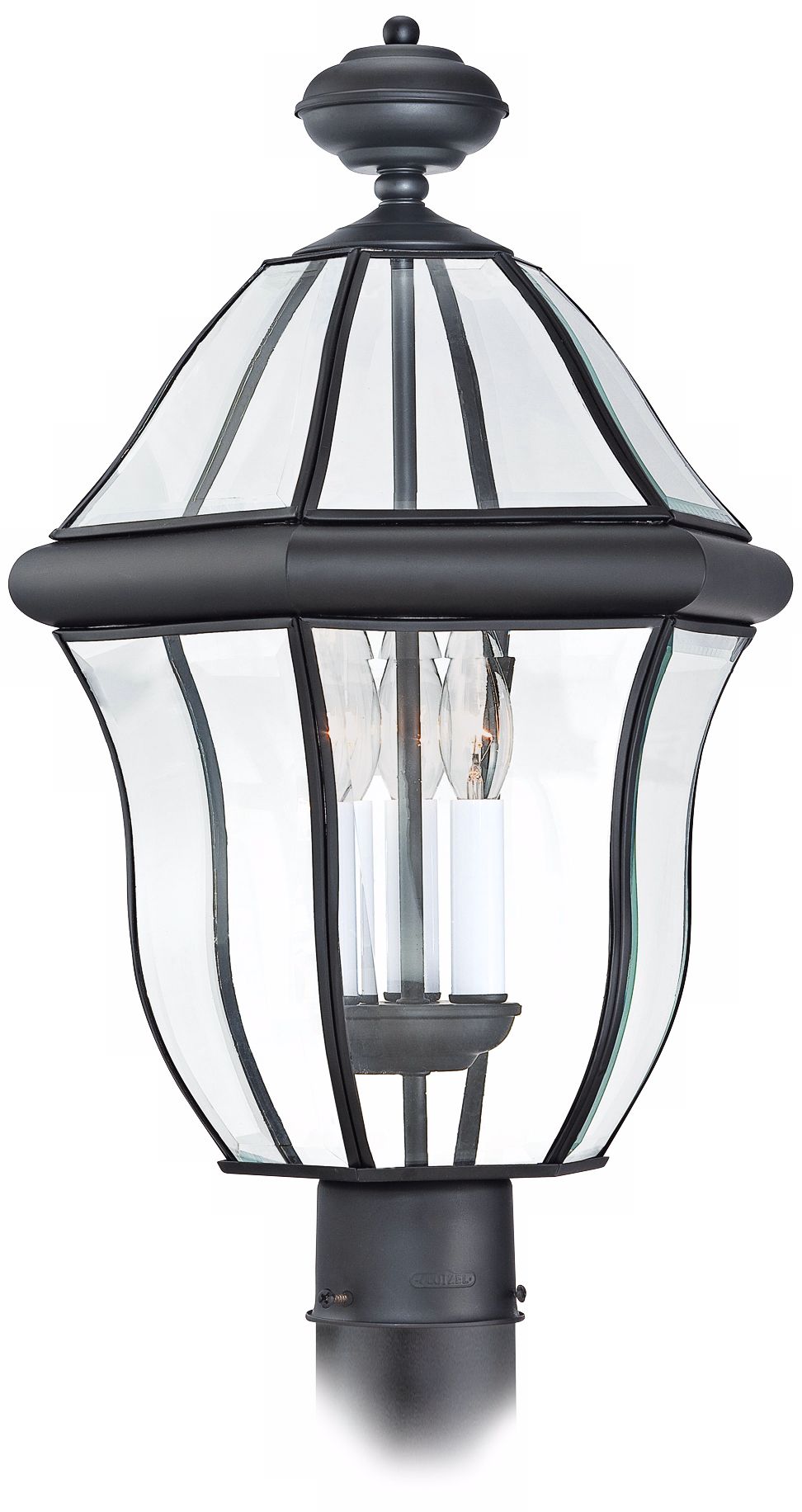 Quoizel Sussex Black 21" High Outdoor Post Light