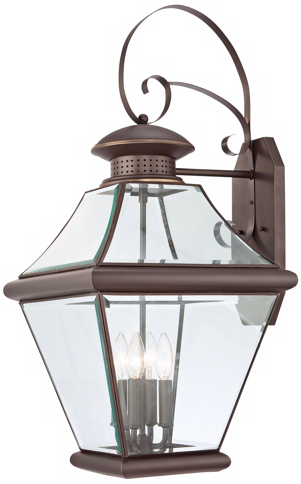 Quoizel Rutledge Bronze 29" High Outdoor Wall Light