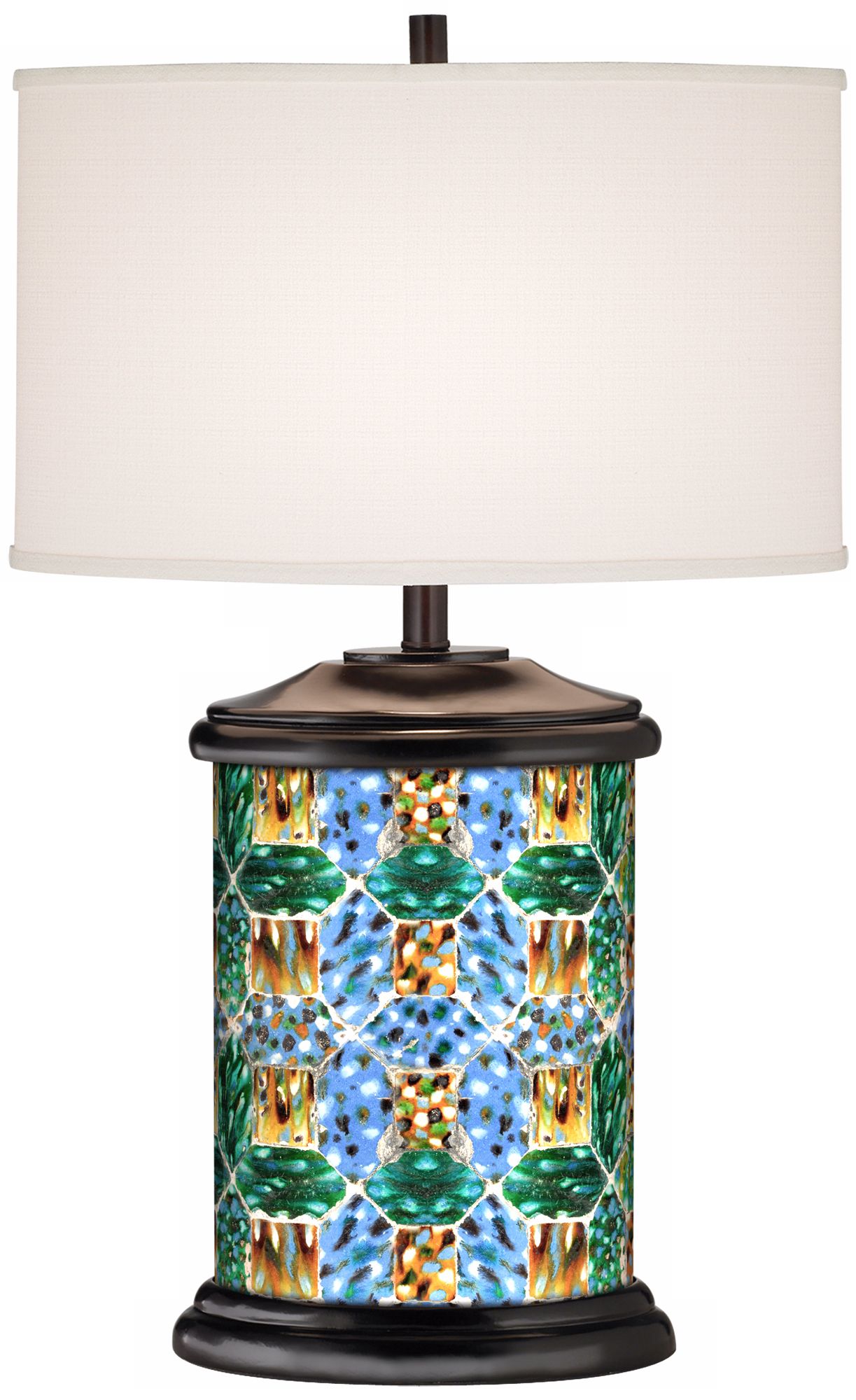 San Pablo Giclee Art Base Table Lamp