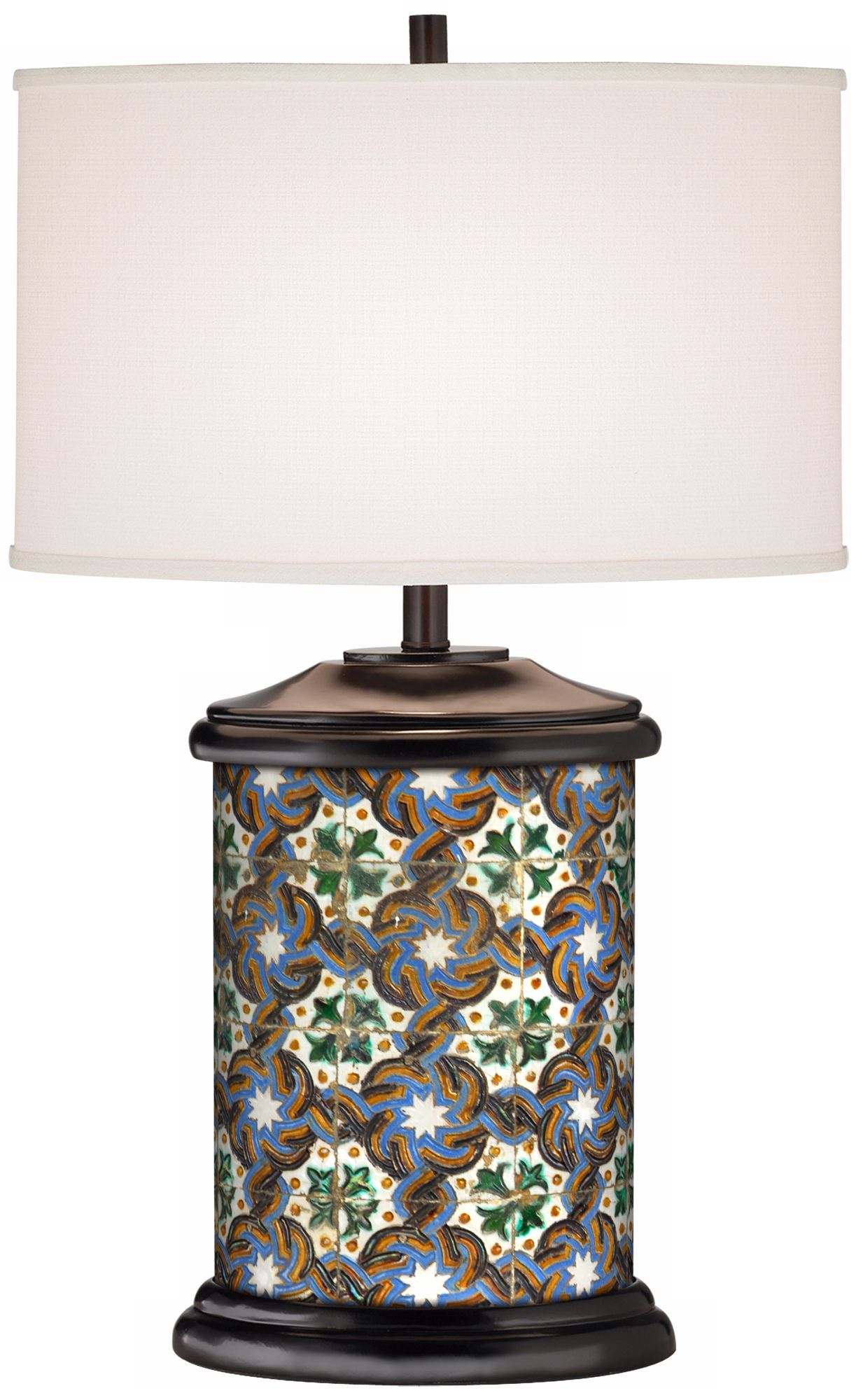Santa Clara Giclee Art Base Table Lamp