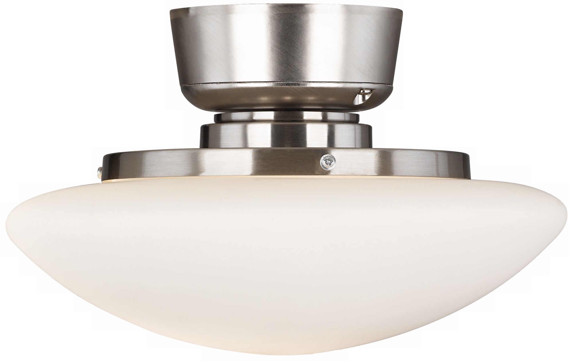 Satin Nickel Light Blaster Pull Chain Ceiling Fan Light Kit