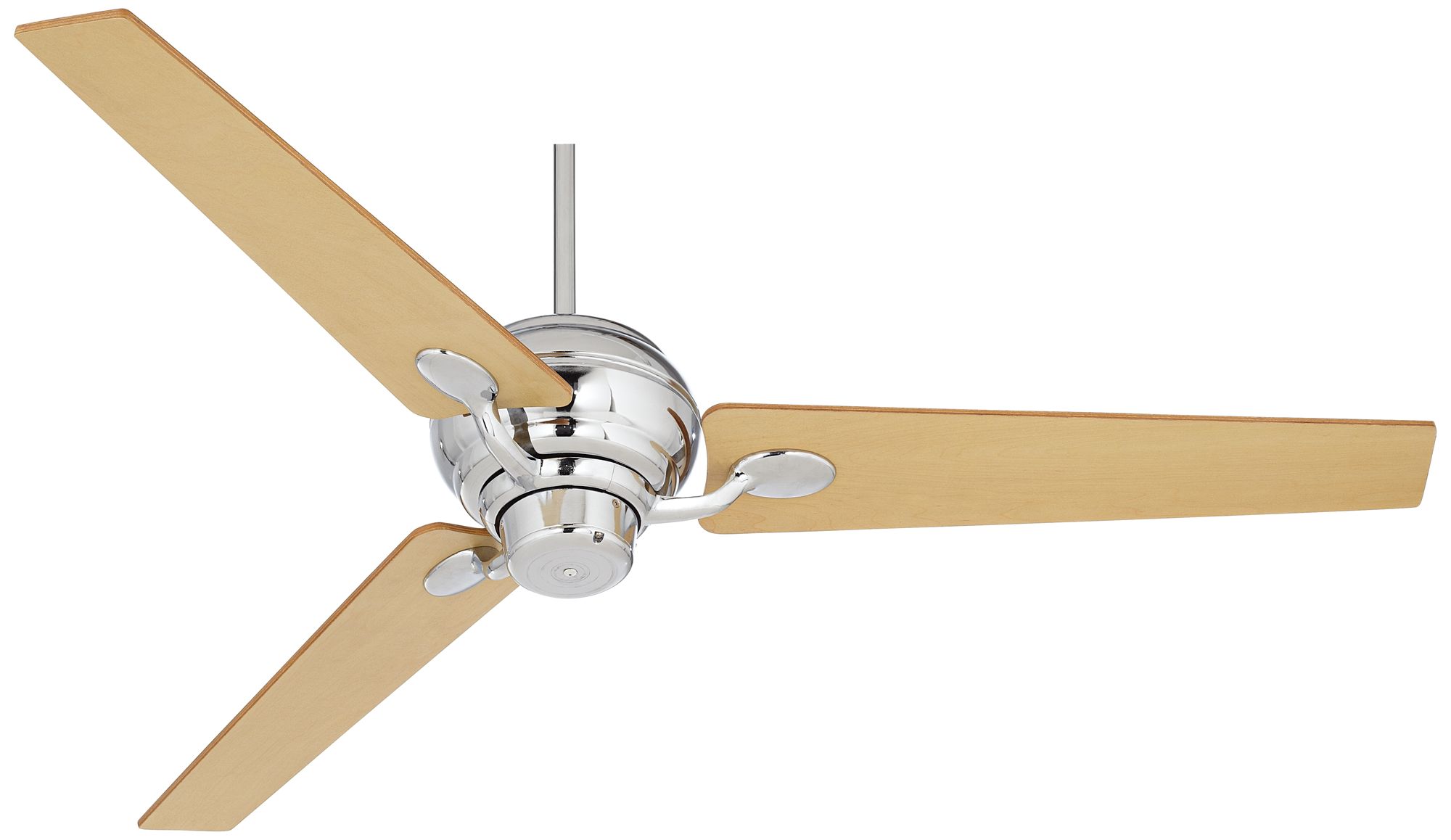 60" Spyder™ Chrome with Maple Blades Ceiling Fan