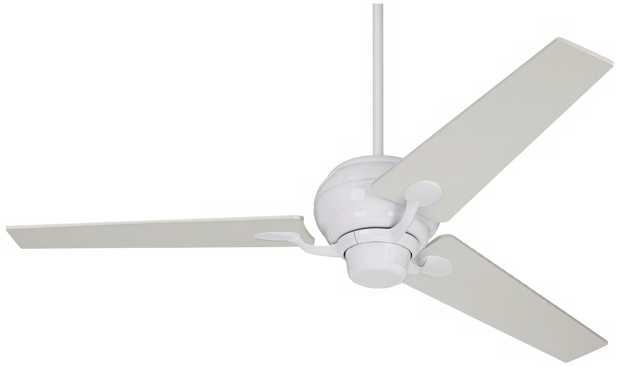 60" Spyder™ White Tapered Blades Ceiling Fan