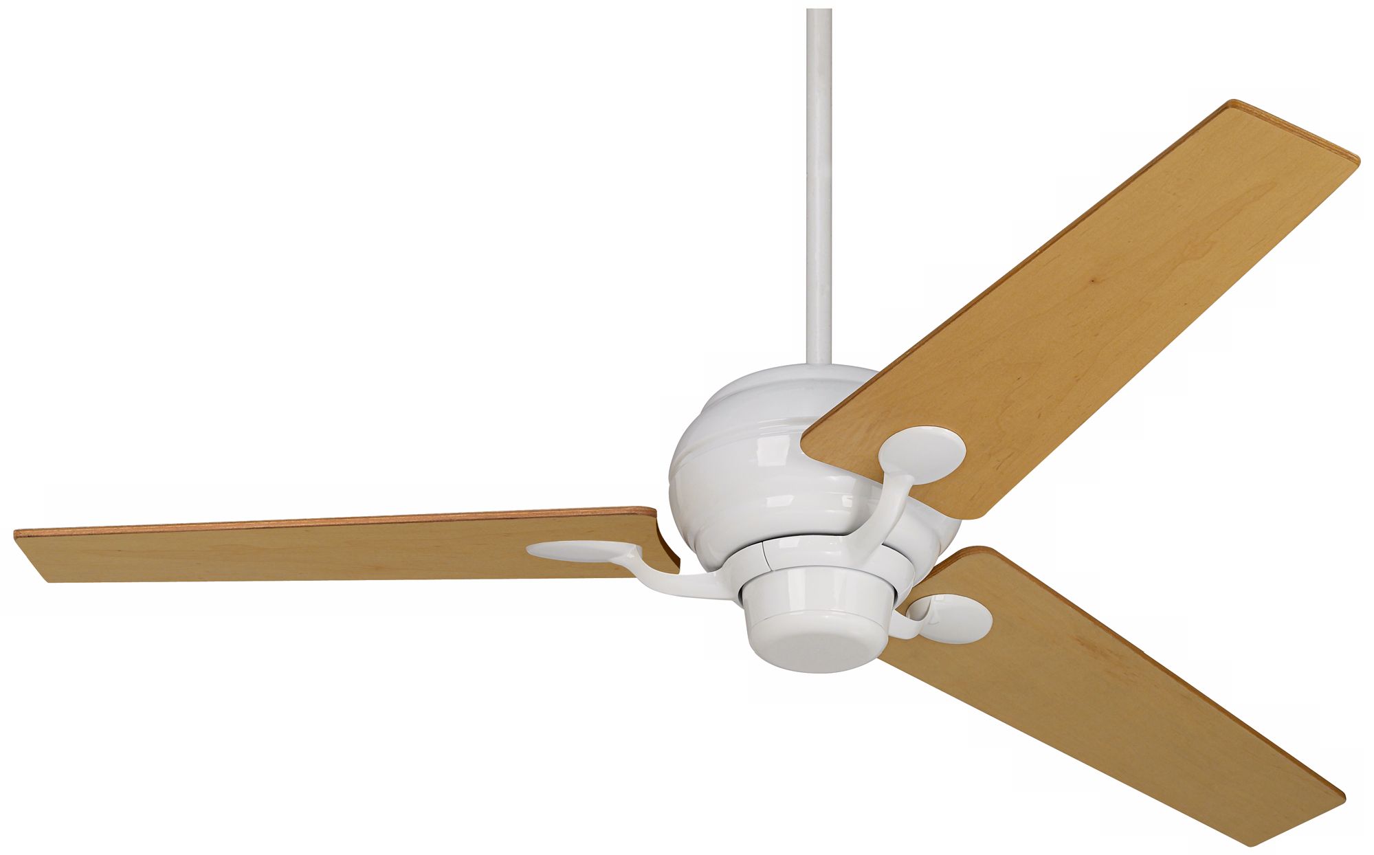 60" Spyder™ Tapered Maple Blades White Ceiling Fan