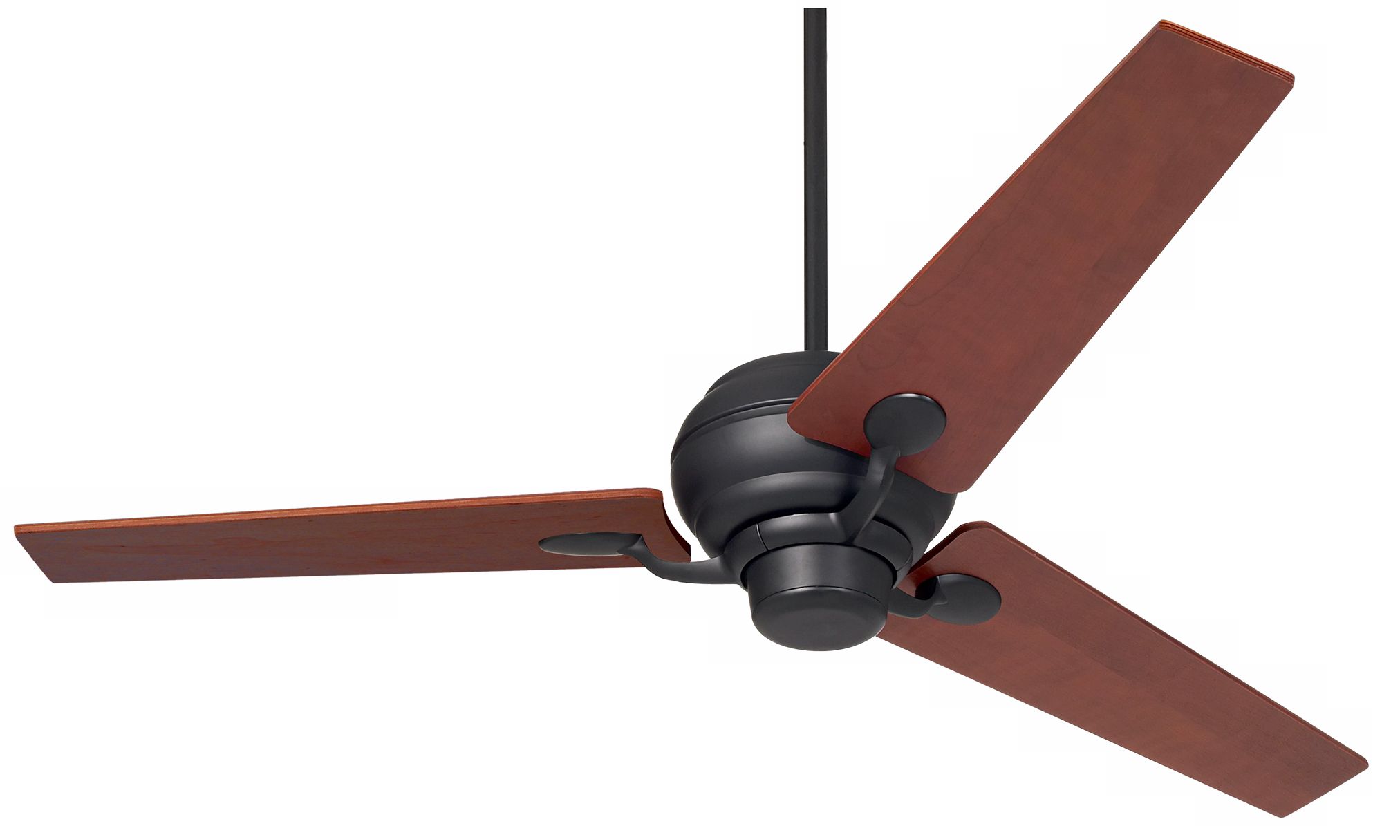 60" Spyder™ Matte Black Walnut Blades Ceiling Fan