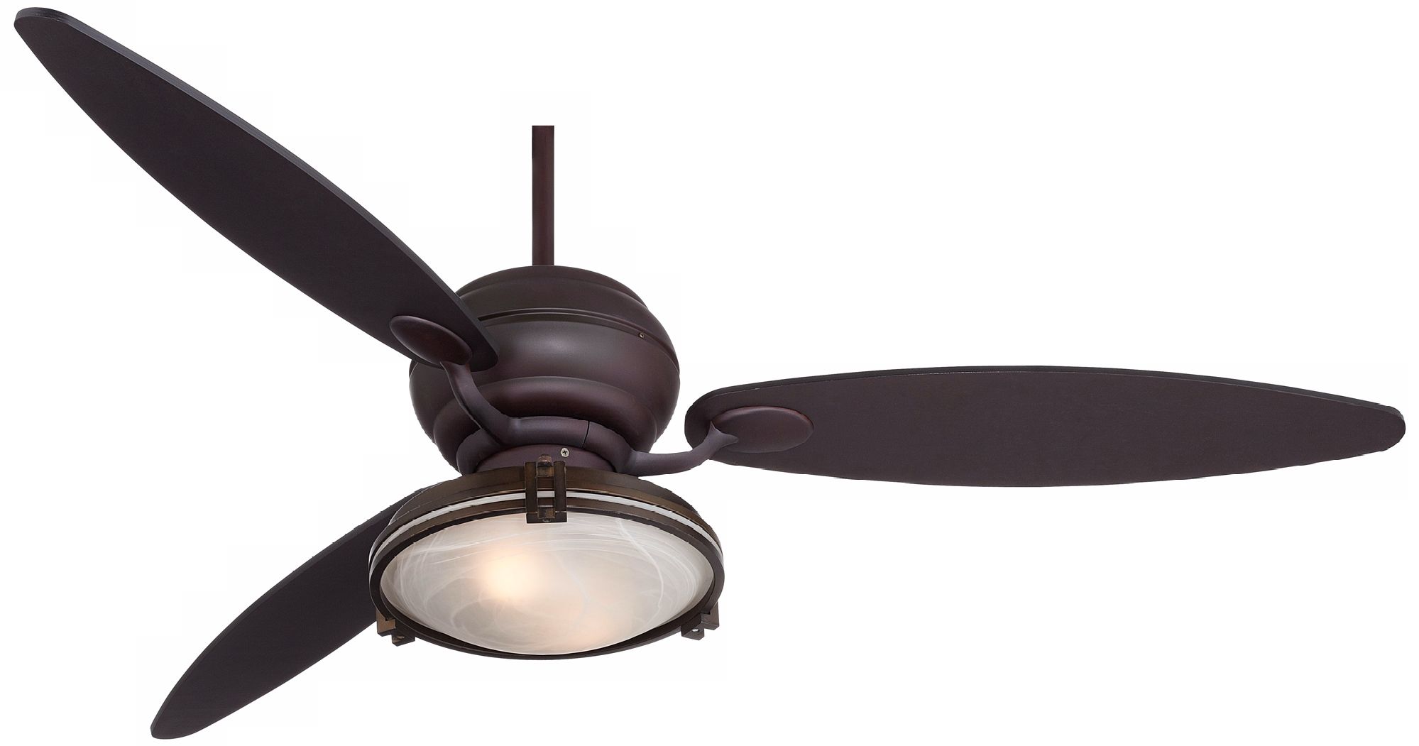 60" Spyder™ Espresso Ceiling Fan with Light Kit