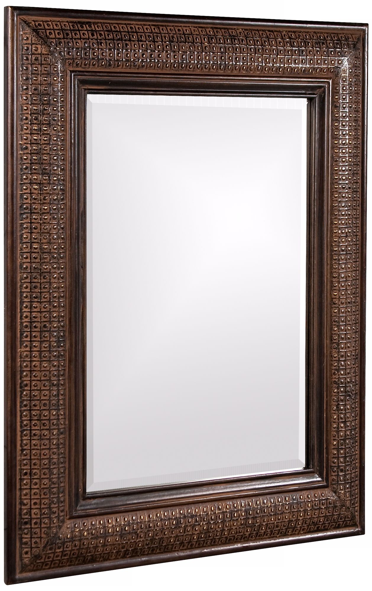 Grant Textured Copper 39" High Wall Mirror