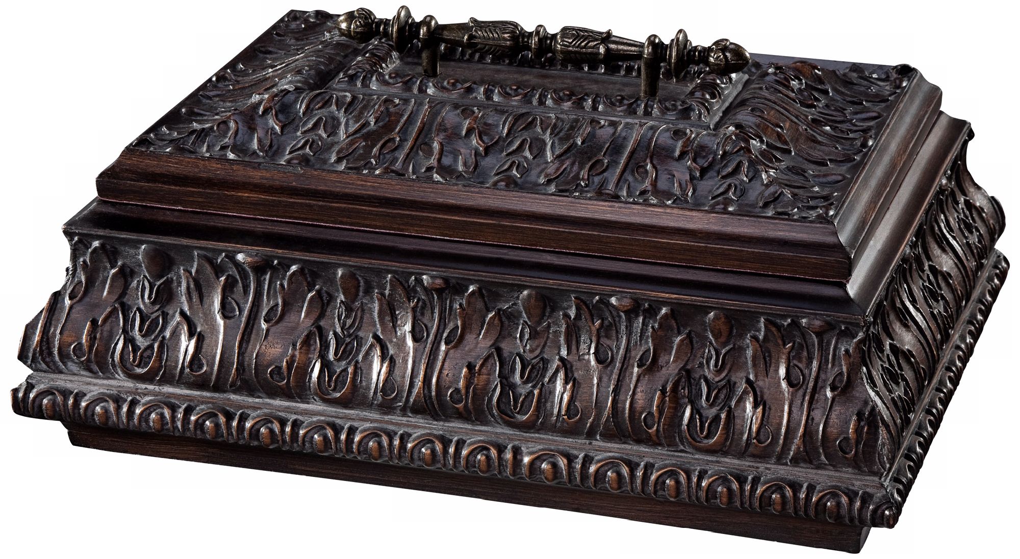 Dark Gold Finished Decorative Box