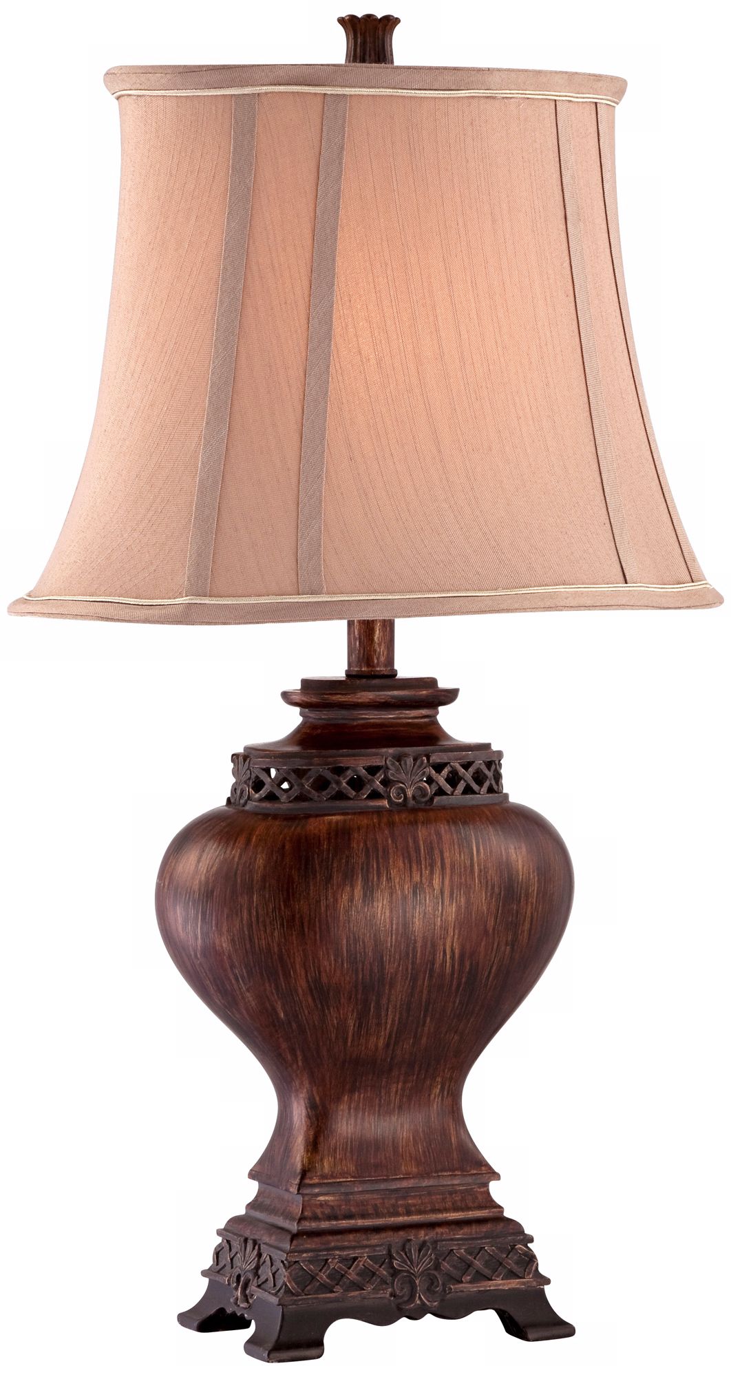 Asante Bronze Urn Table Lamp