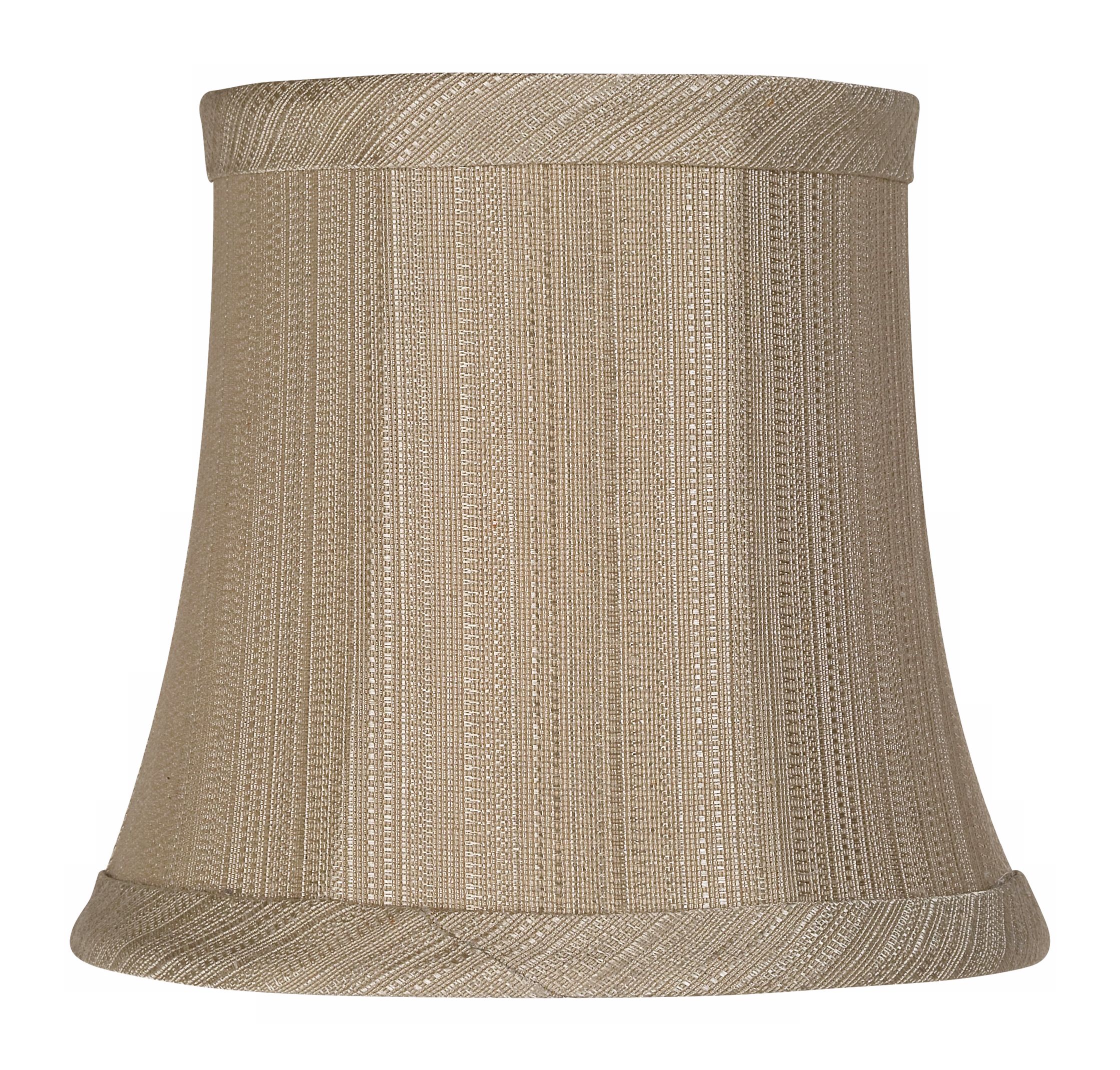 Biscuit Beige Fabric Lamp Shade 4x5.5x5 (Clip-On)