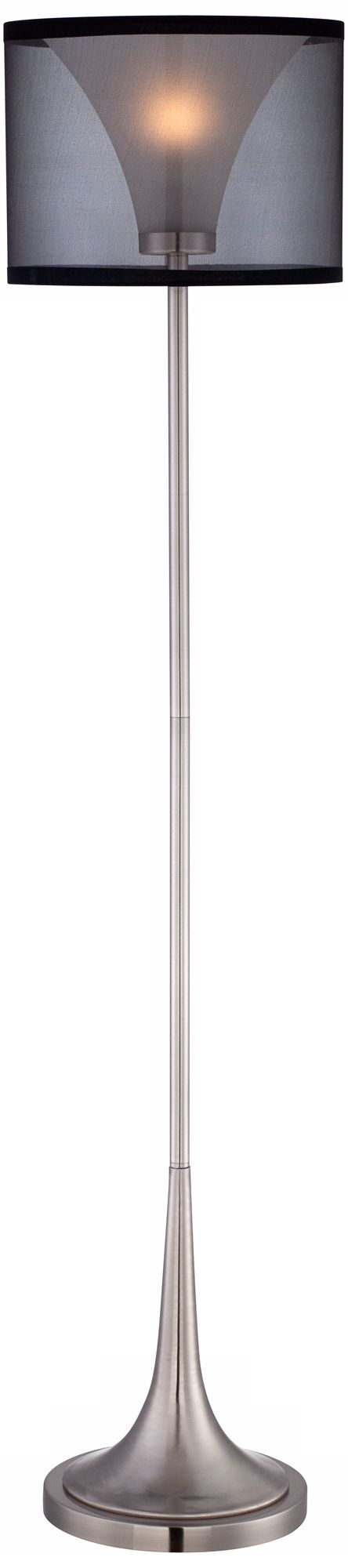 Possini Euro Design Trumpet Floor Lamp