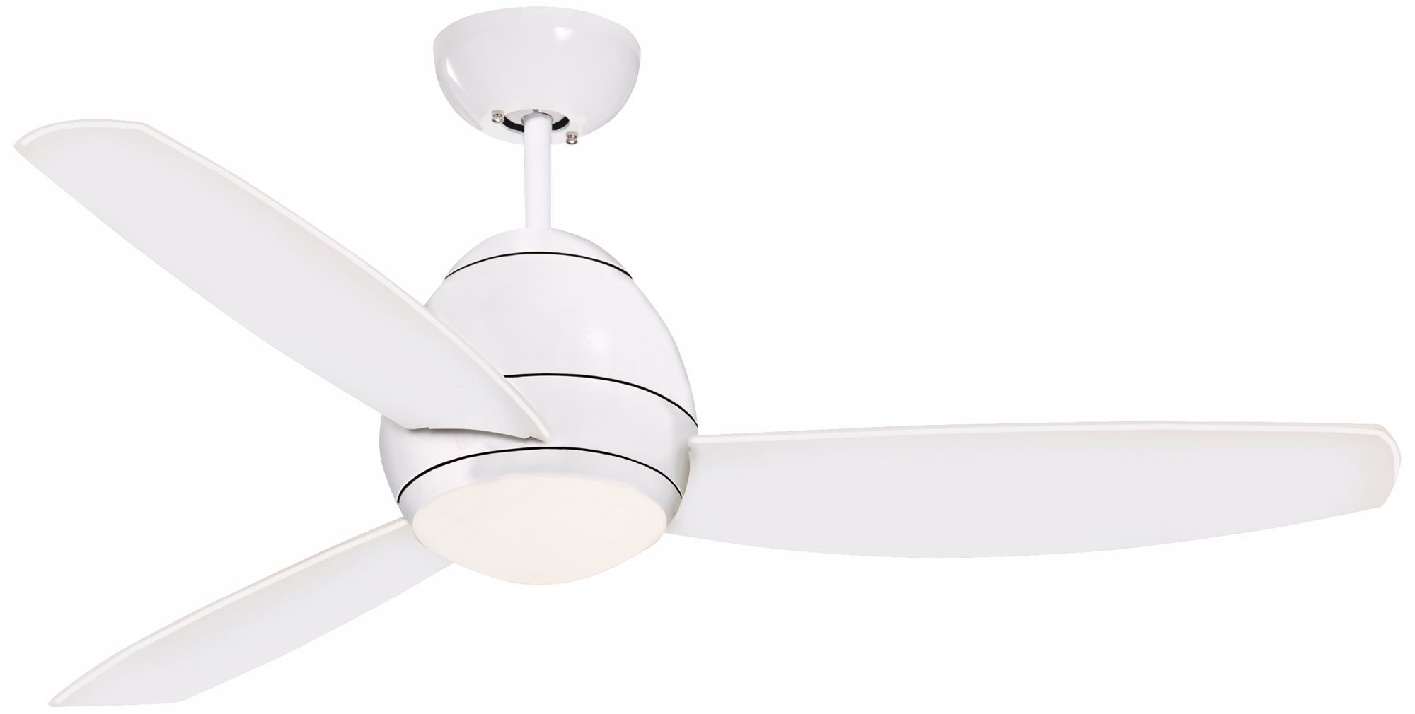 52" Emerson Curva White Ceiling Fan