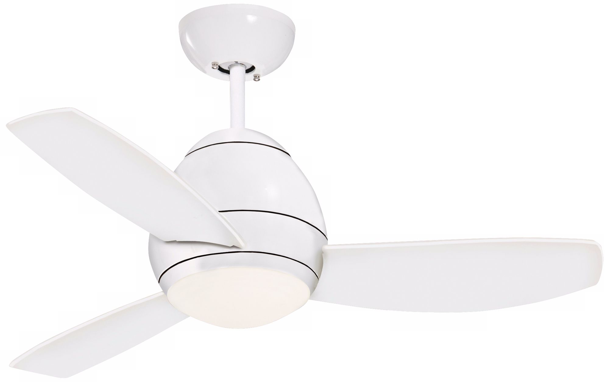 44" Emerson Curva White Ceiling Fan