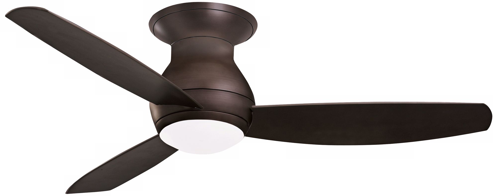 52" Emerson Curva Sky Bronze Hugger Ceiling Fan